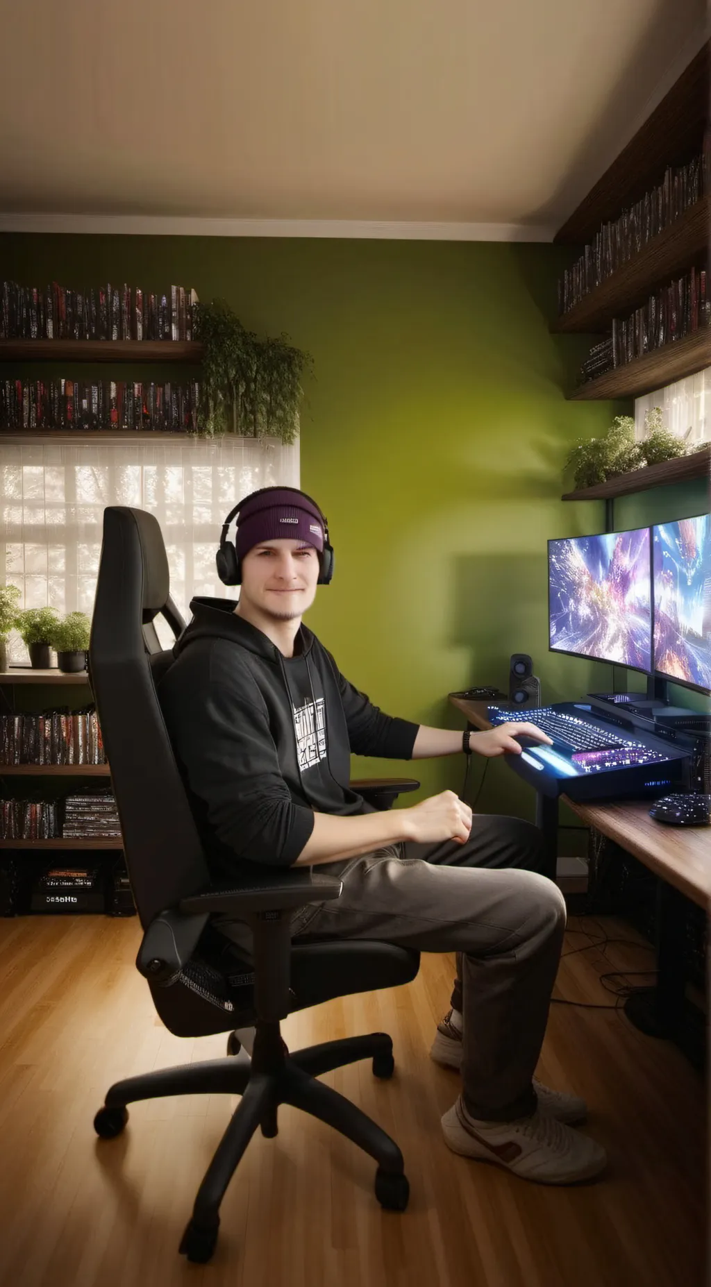 ai character: Luke  background