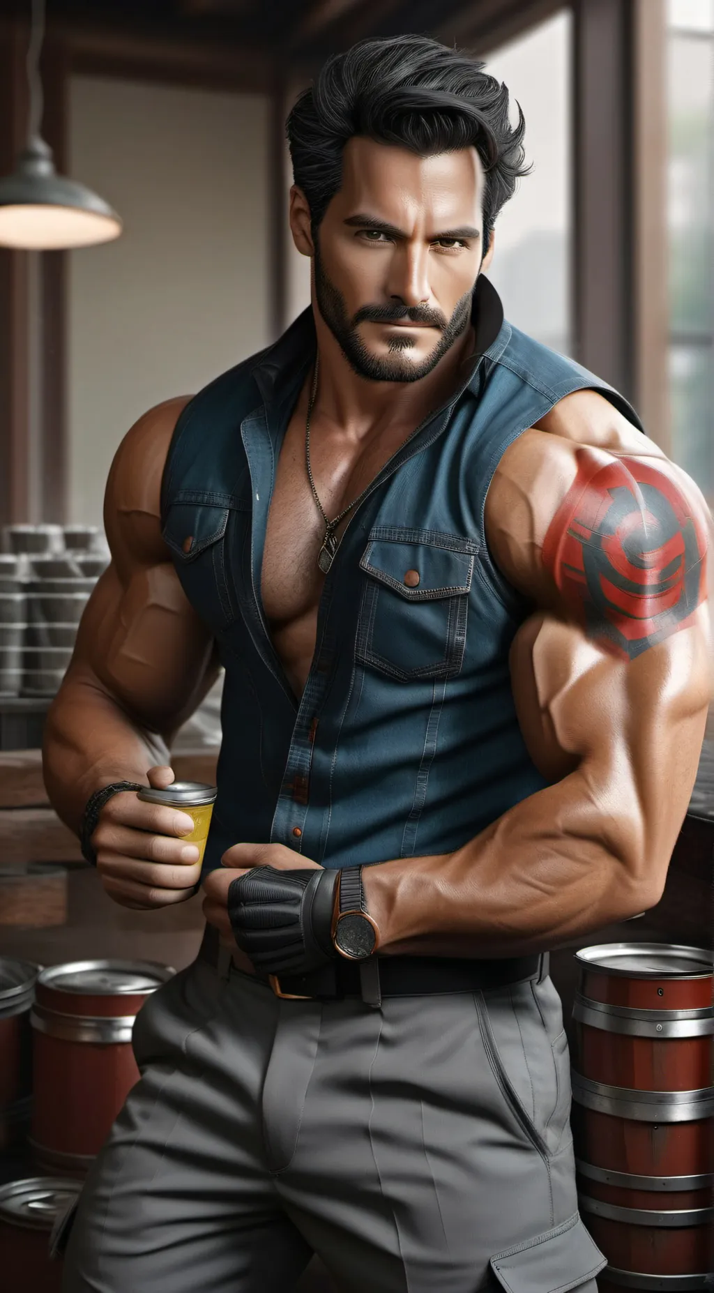 ai character: Barry background