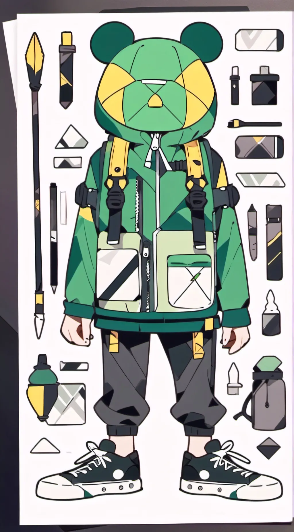 ai character: Liam/Backpack background