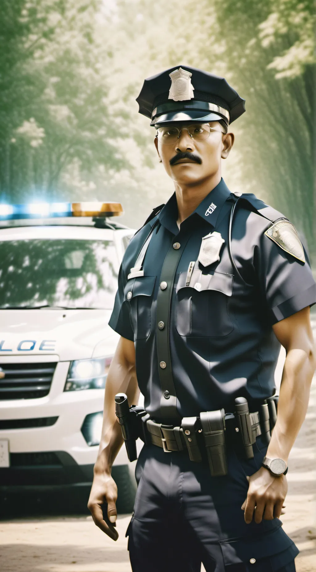 ai character: Officer Bradd background