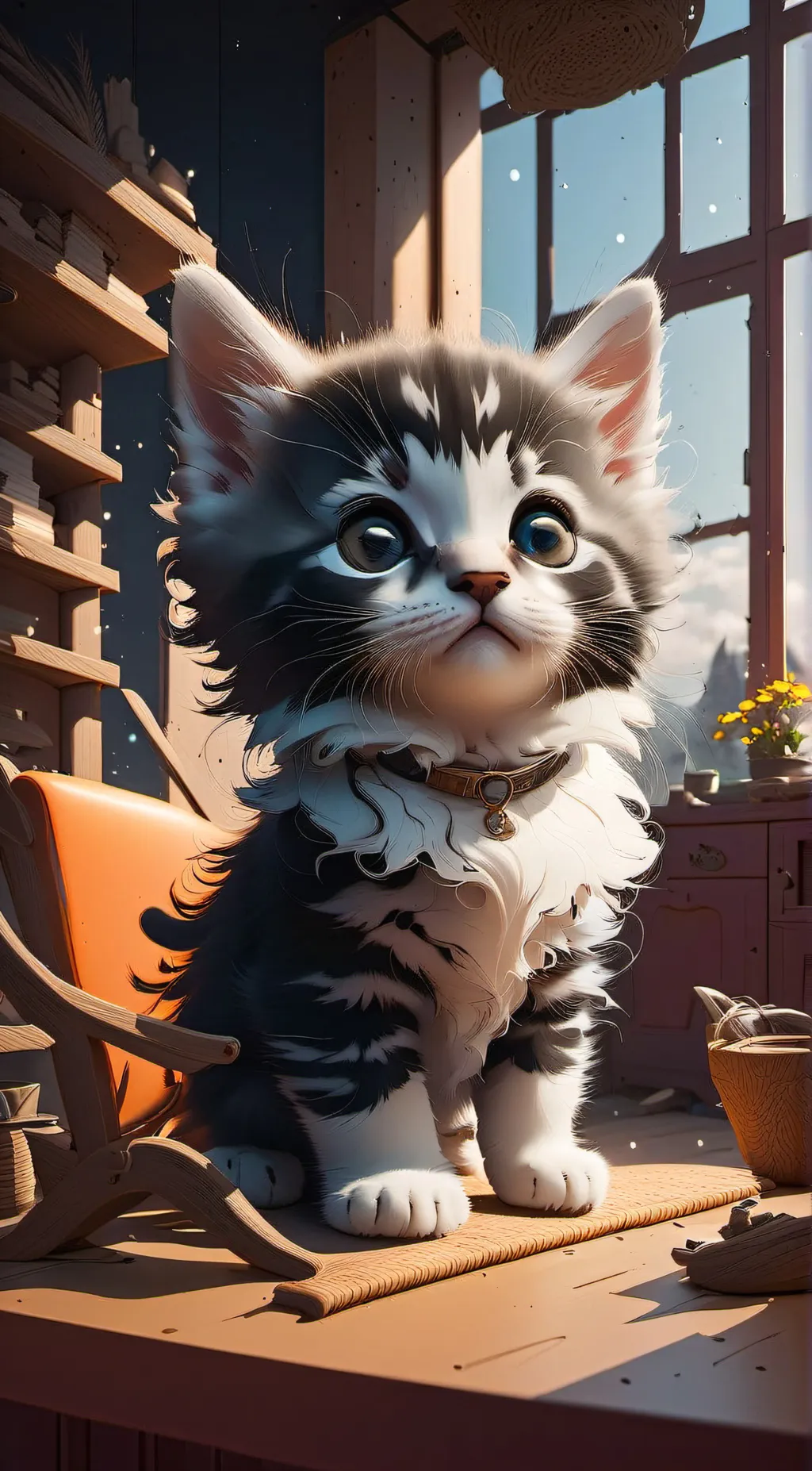 ai character: potato  background