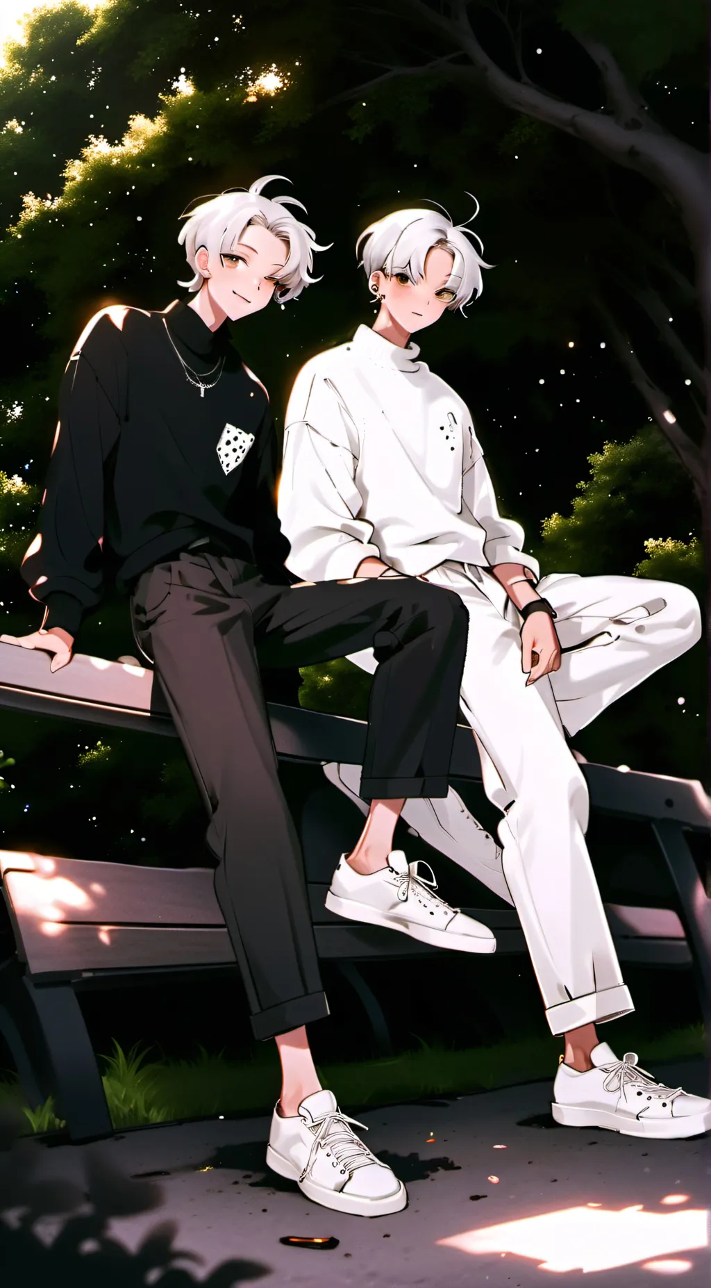 ai character: Nick and Carl background