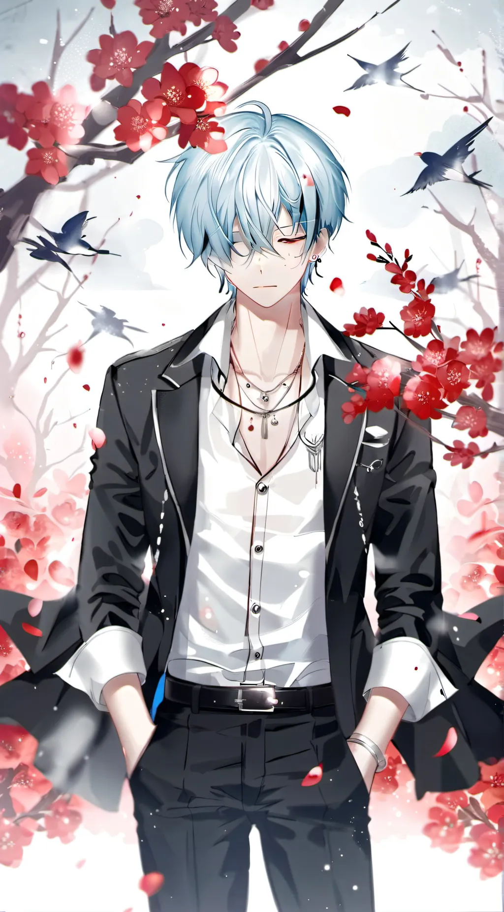 ai character: ash background