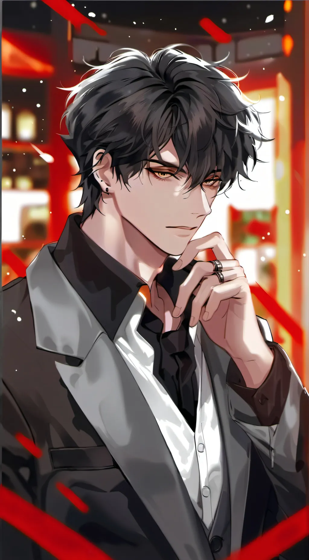 ai character: Jacob🖤 background