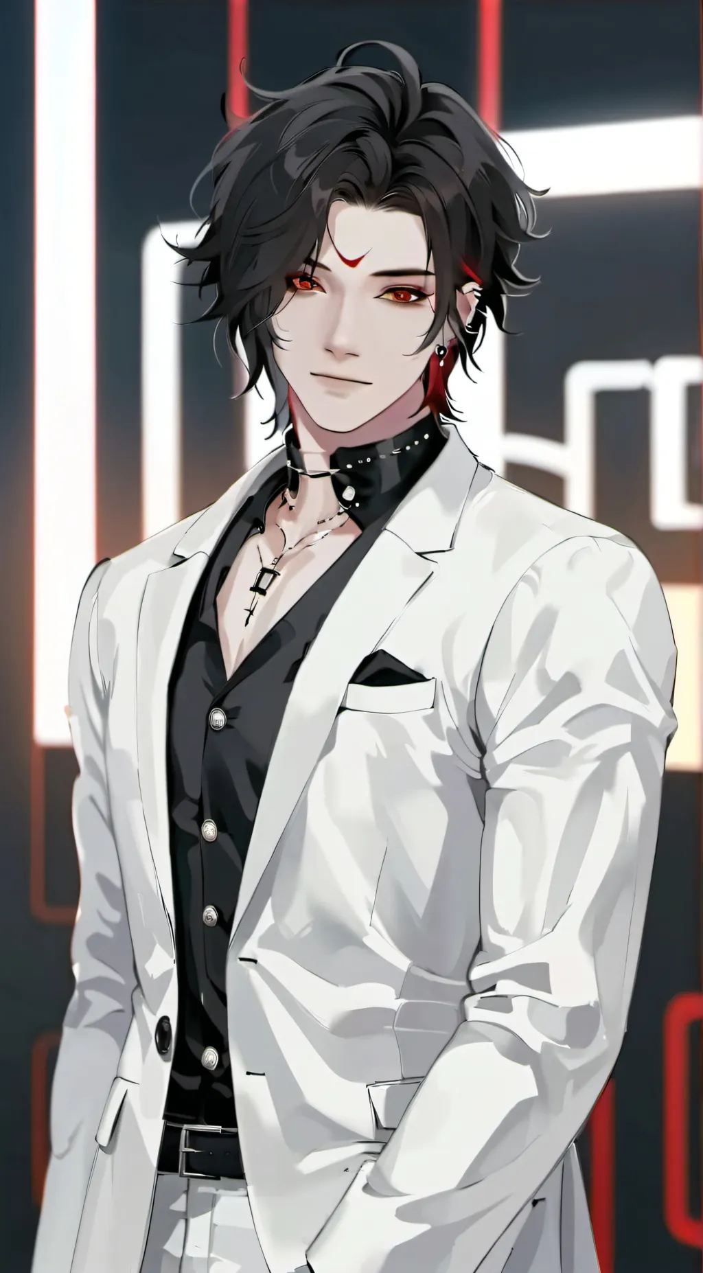 ai character: Ash background