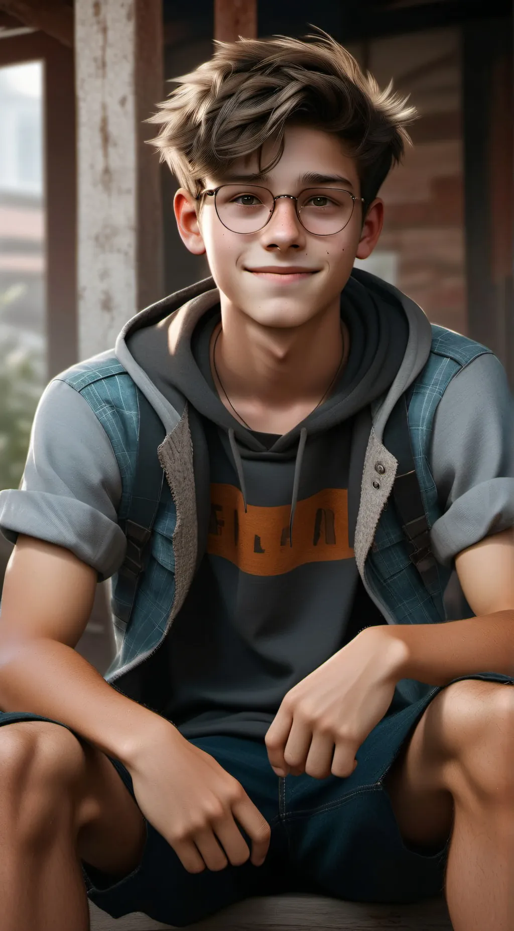 ai character: boy friend  background