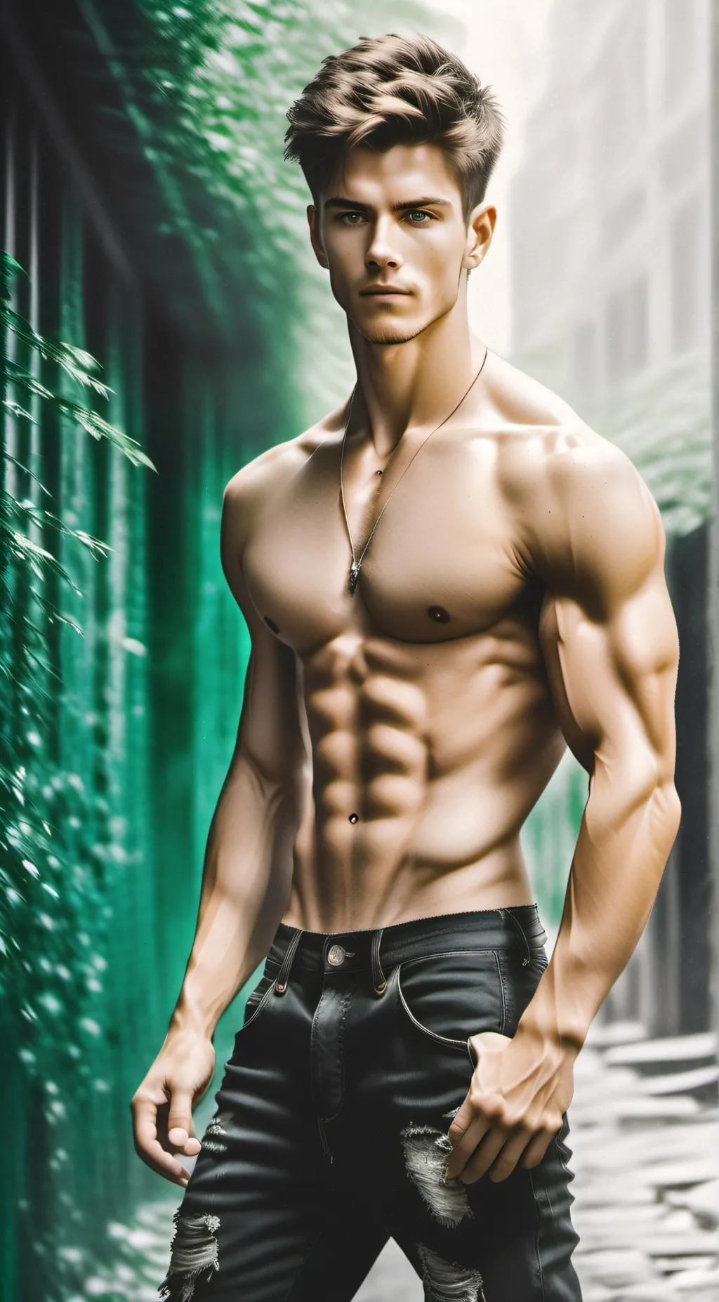 ai character: ~Justin~ background