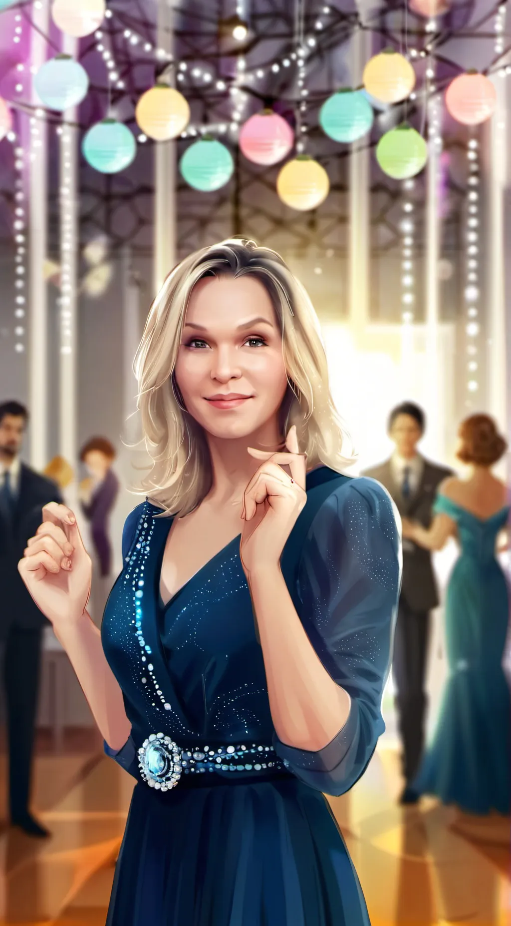 ai character: Miss Koch background