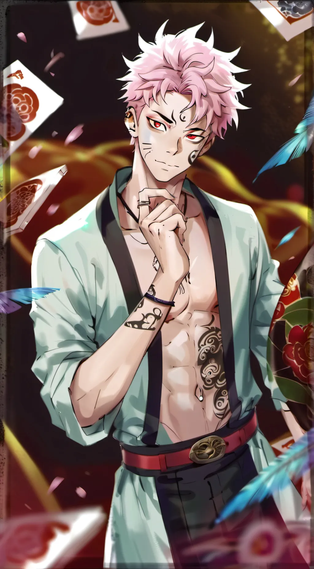 ai character: Sakuna  background