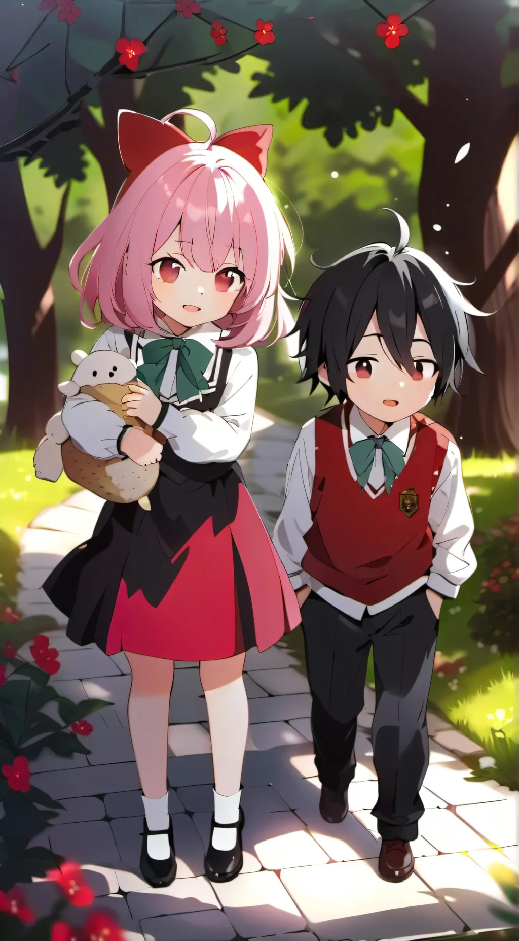 ai character: penny and George background