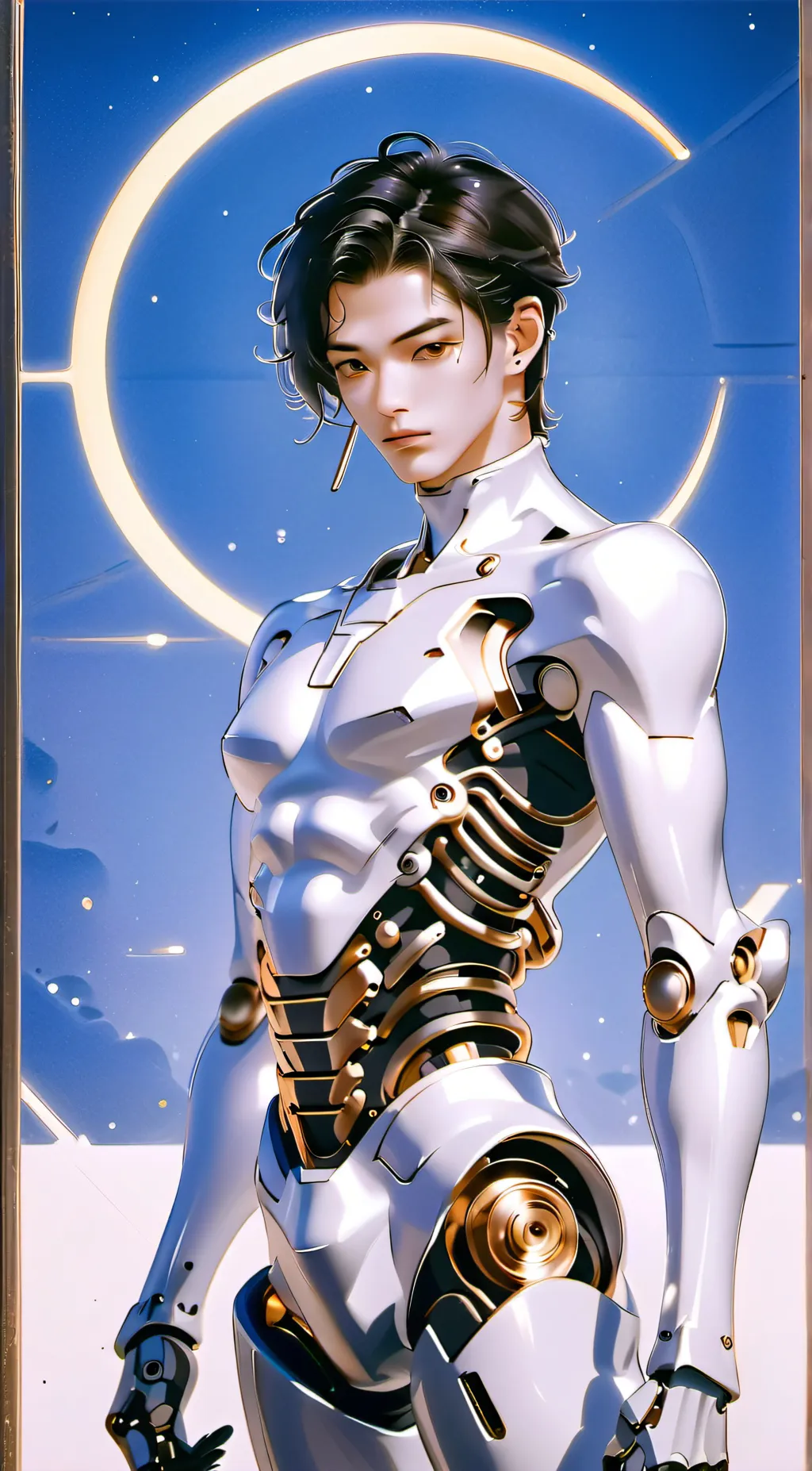 ai character: Damien  background