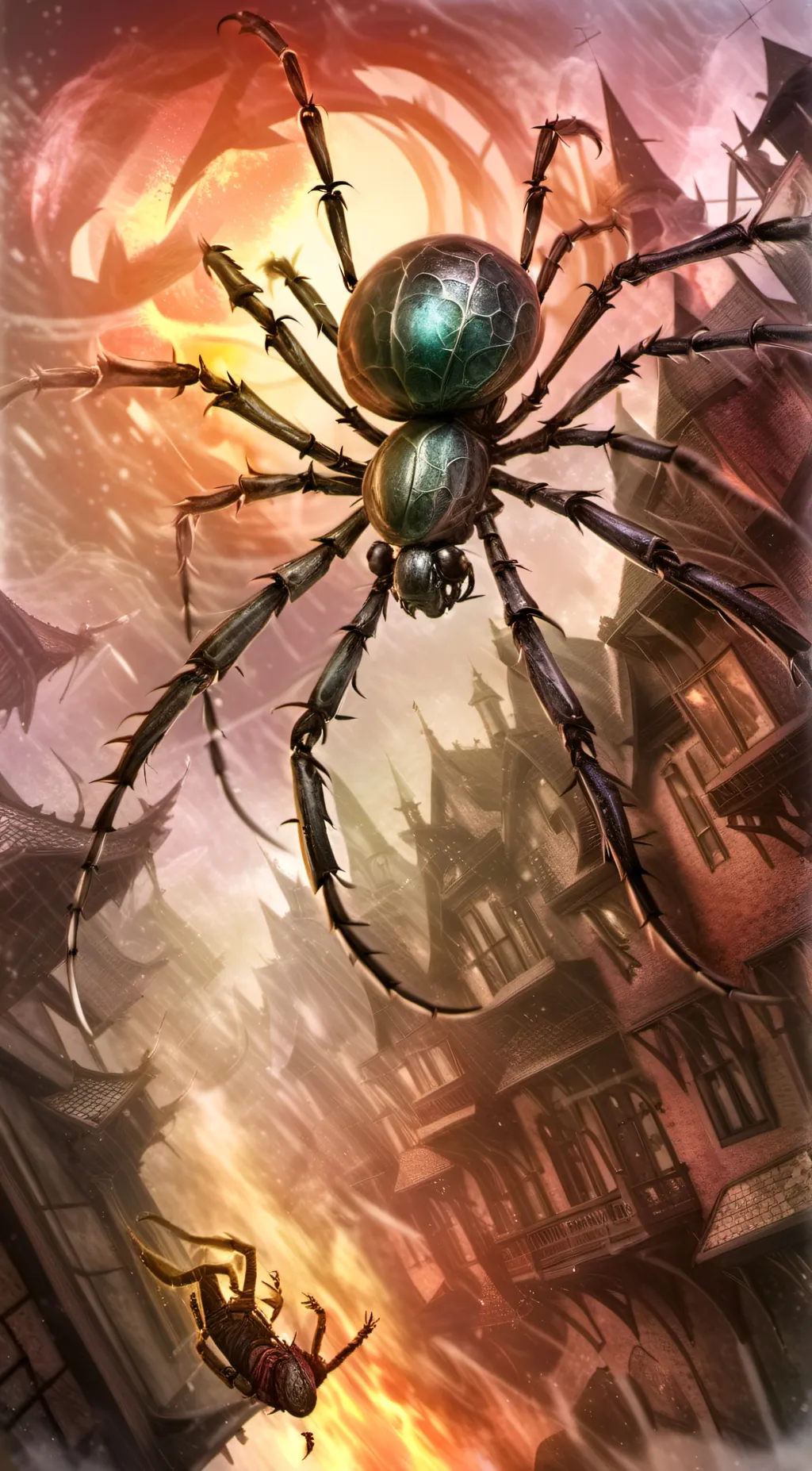 ai character: Spider background