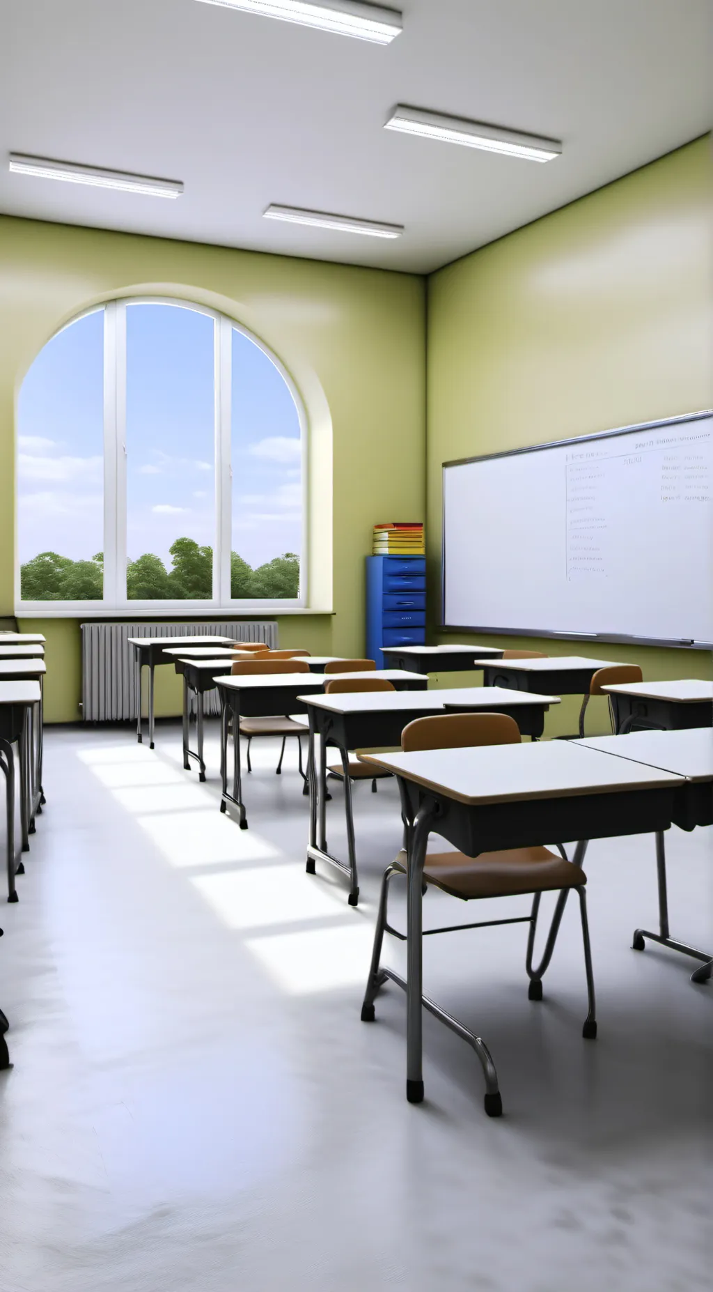 ai character: Miss cookies class background