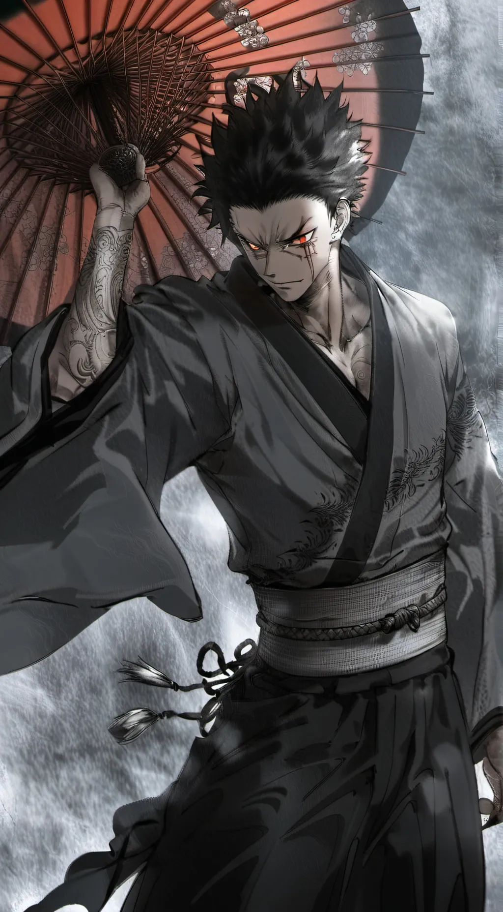 ai character: sukuna background