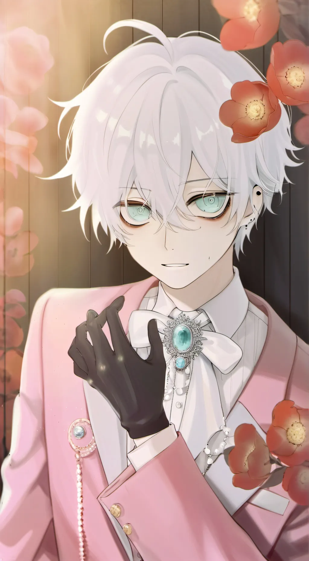 ai character: :3 background