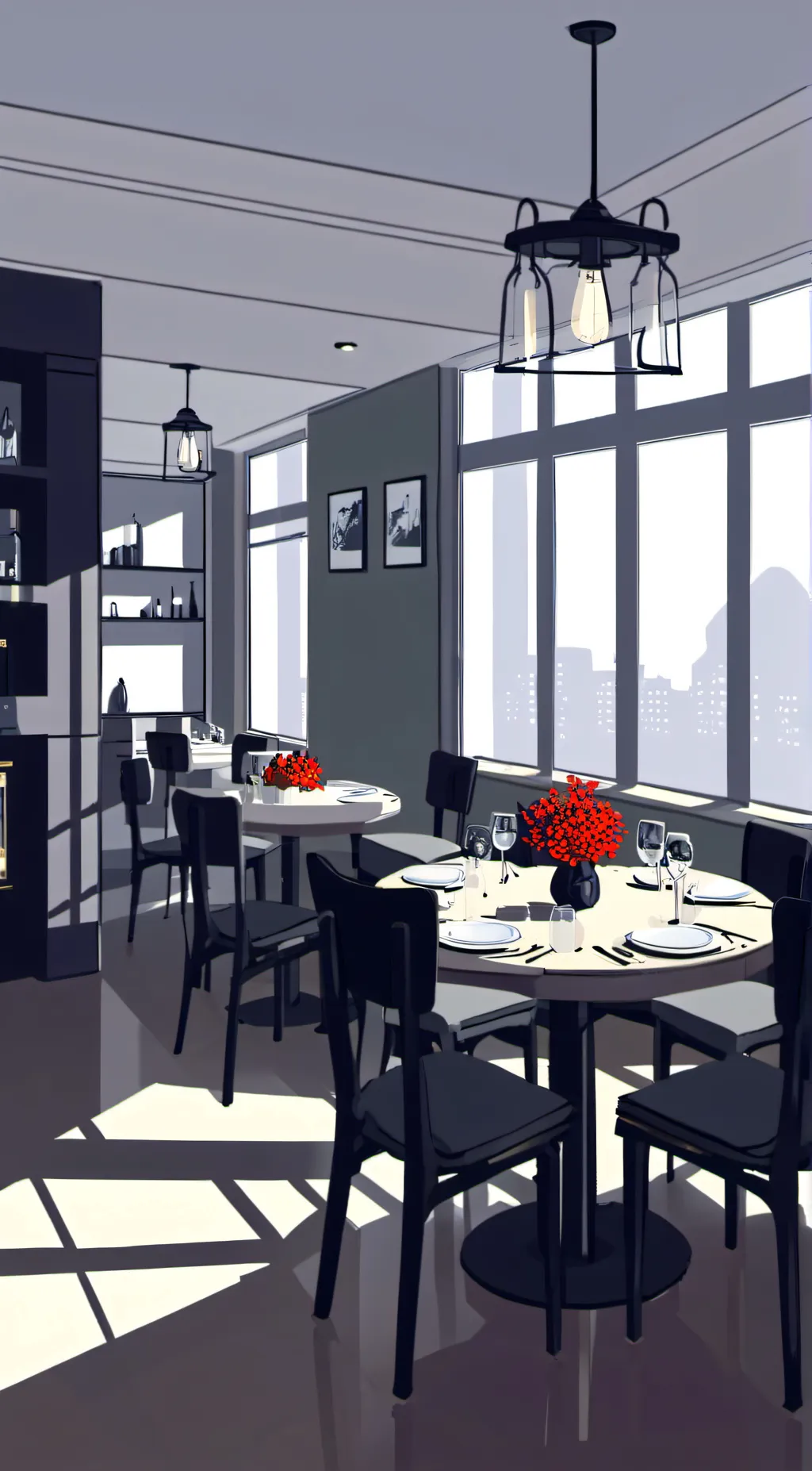 ai character: Aidan Gallagher  background