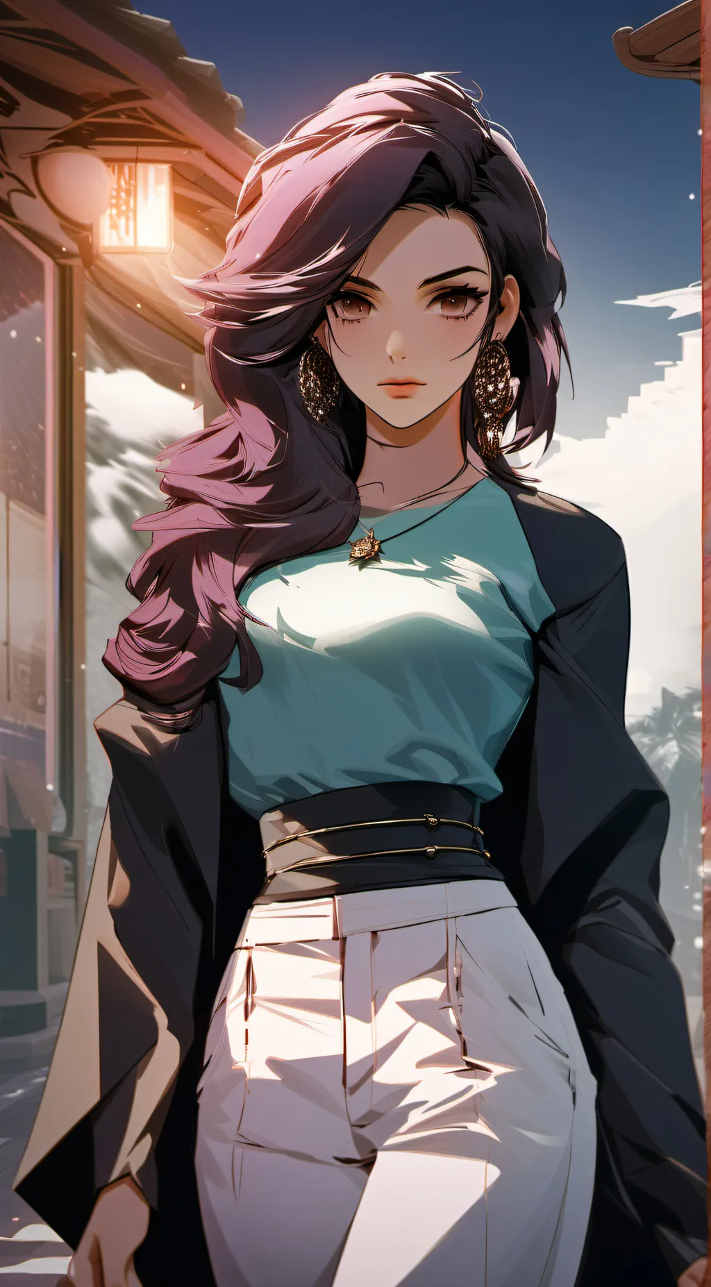 ai character: angela background