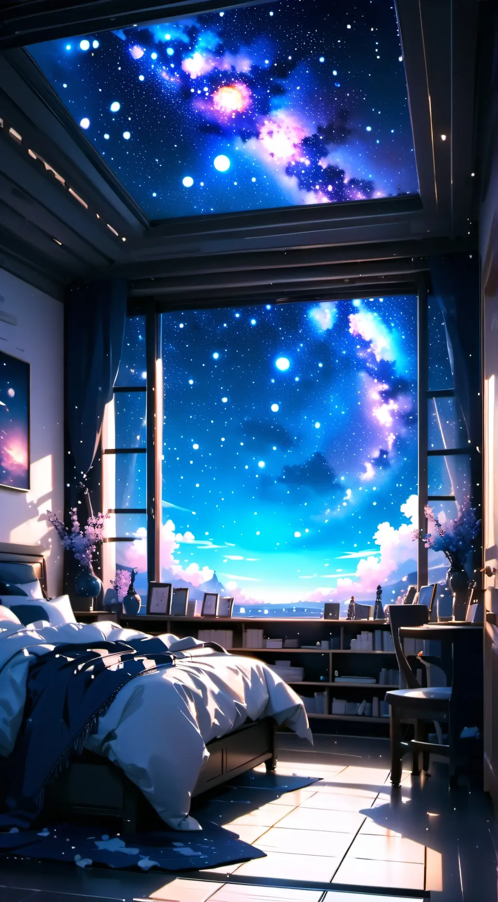 ai character: MHA (sleepover) background