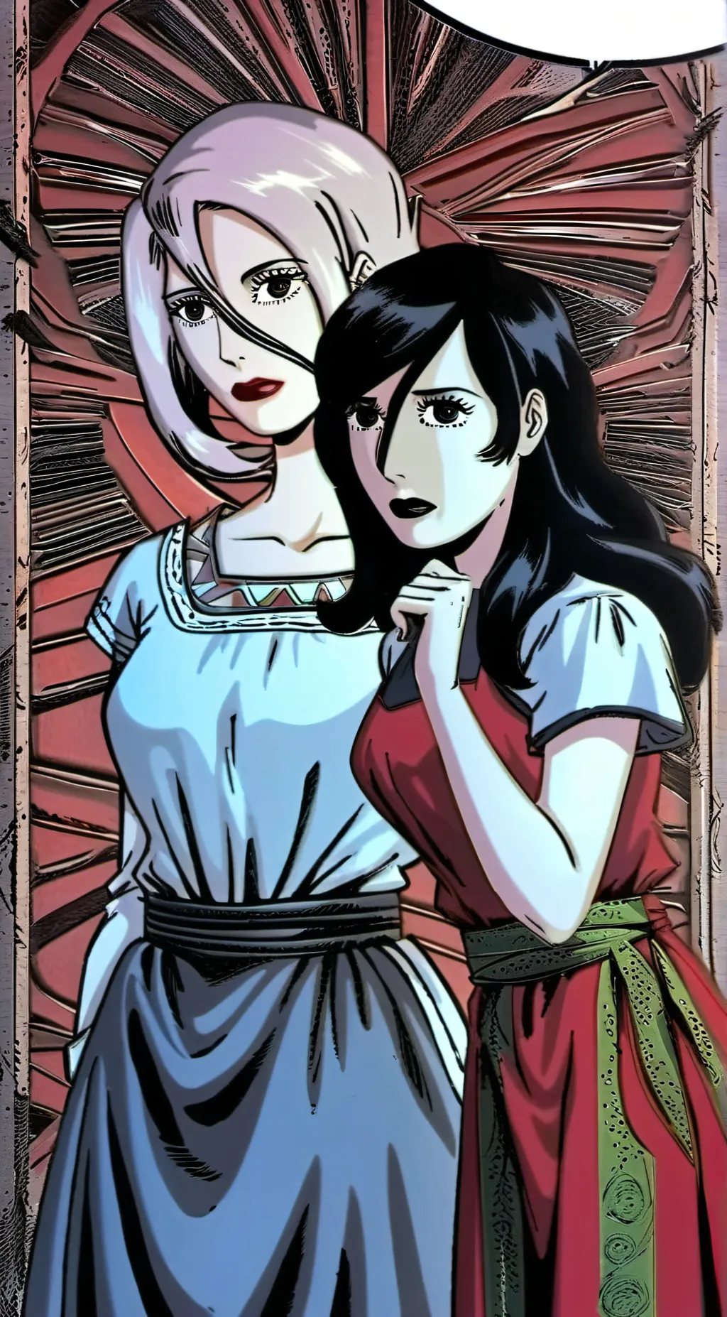 ai character: Evelyn & Jakie background