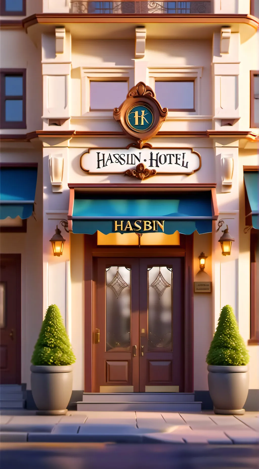 ai character: hh background