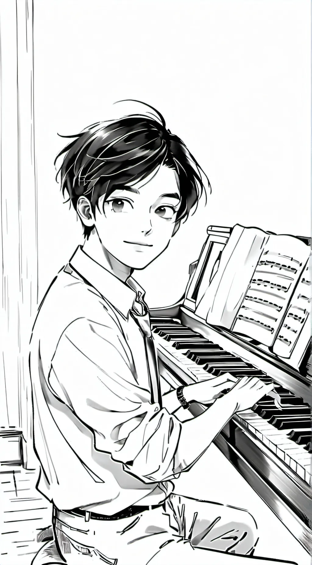 ai character: Jin Grey background