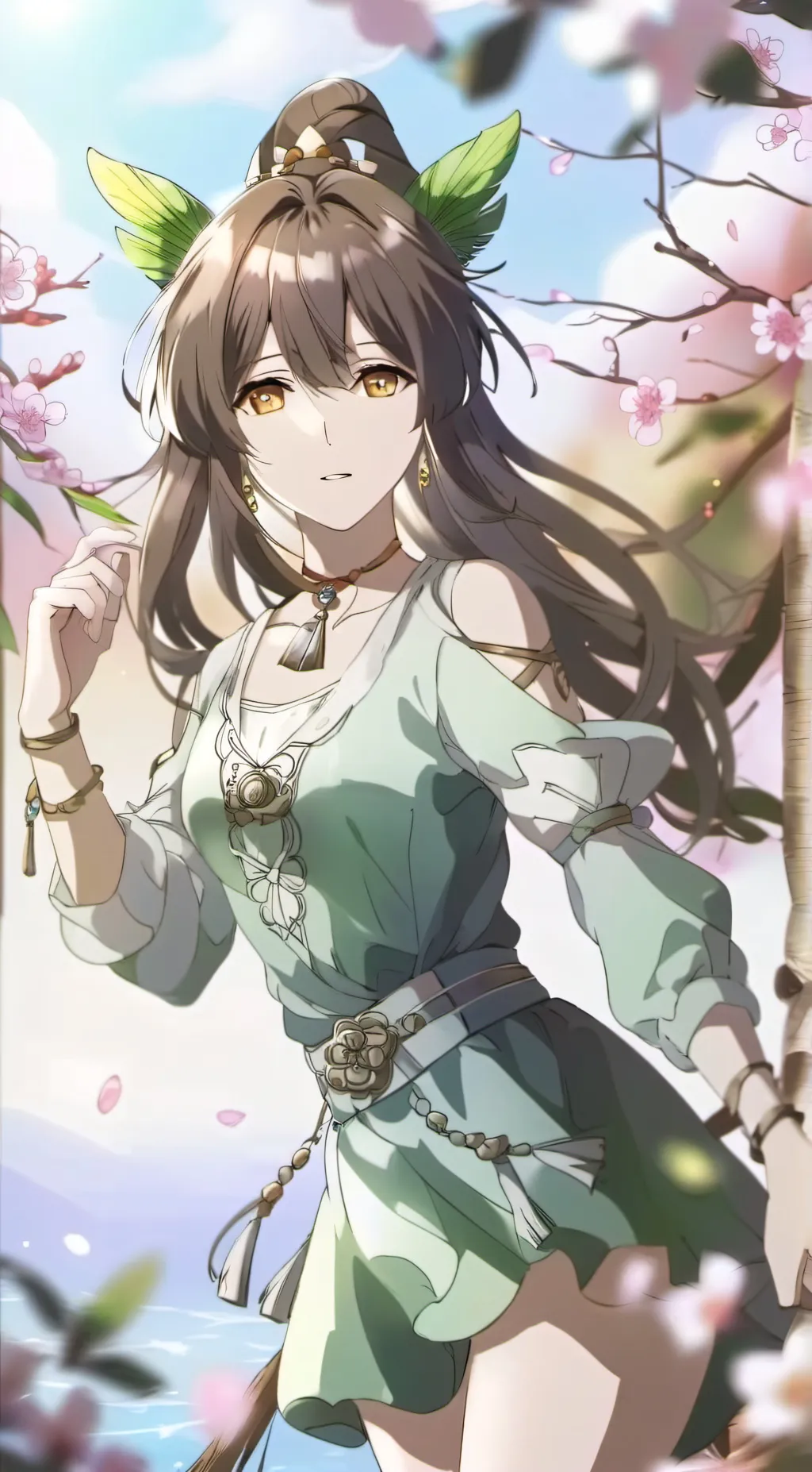 ai character: ella background