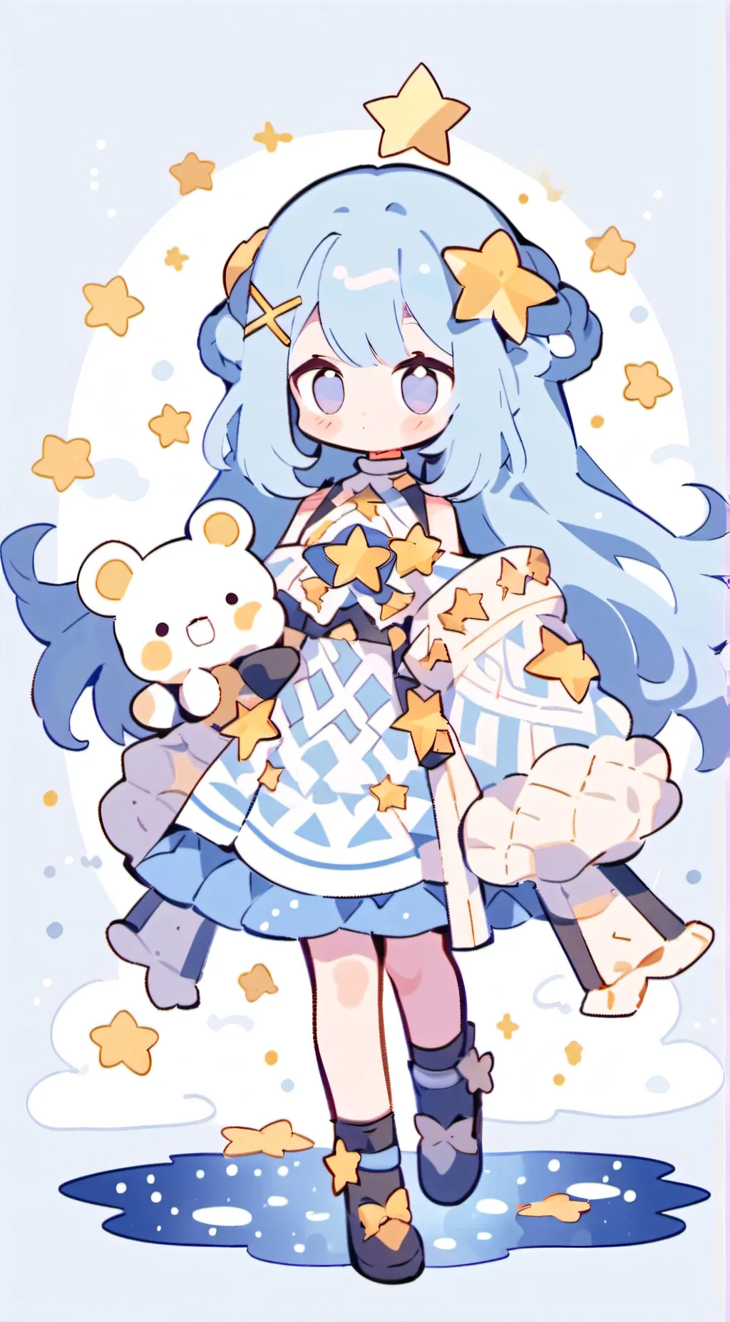 ai character: Estrella Moonlight background