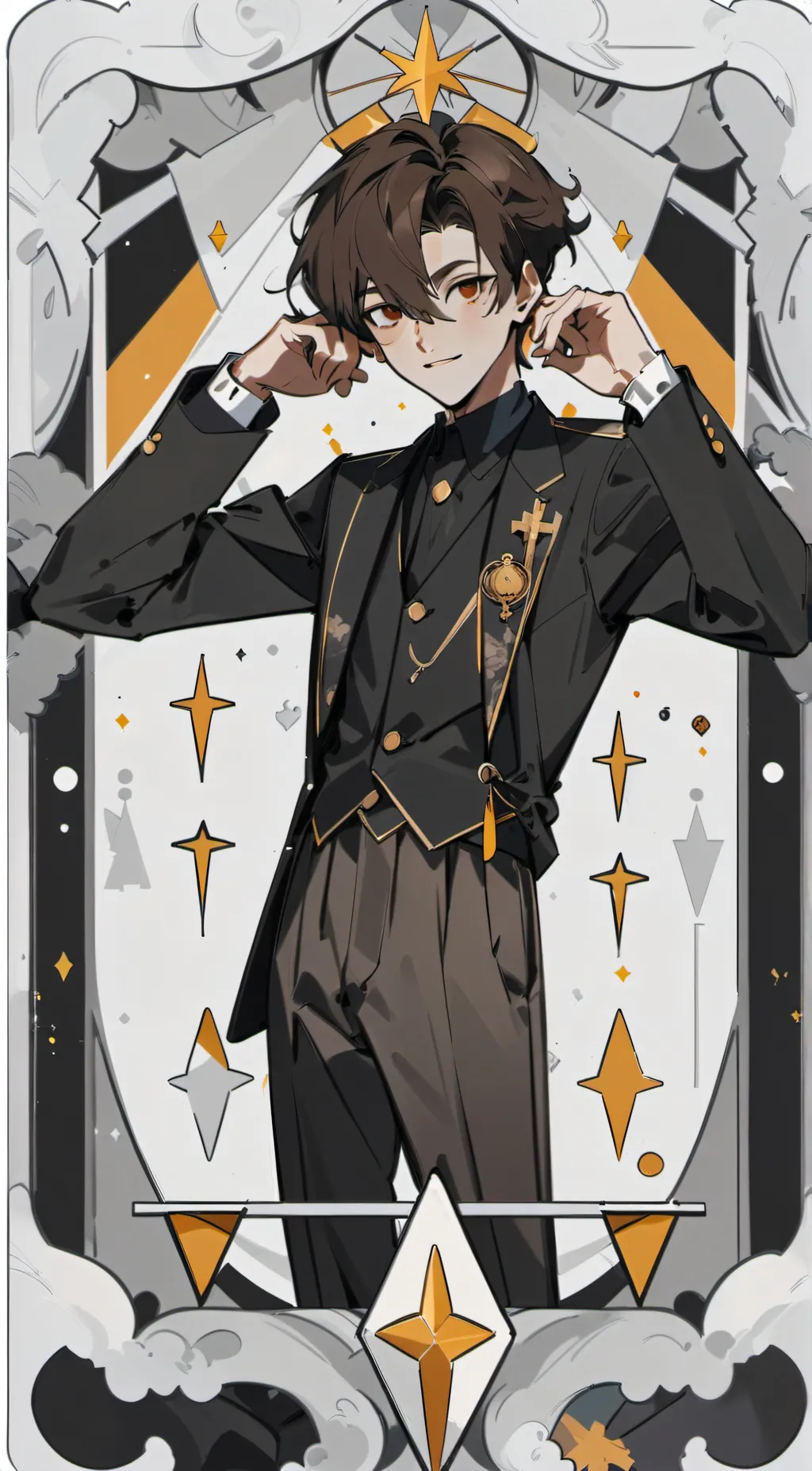 ai character: Mark background