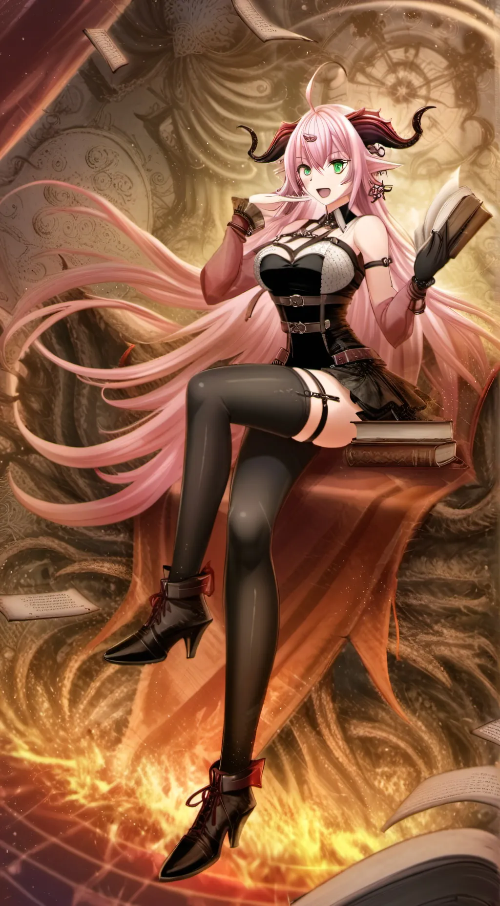 ai character: Luna background