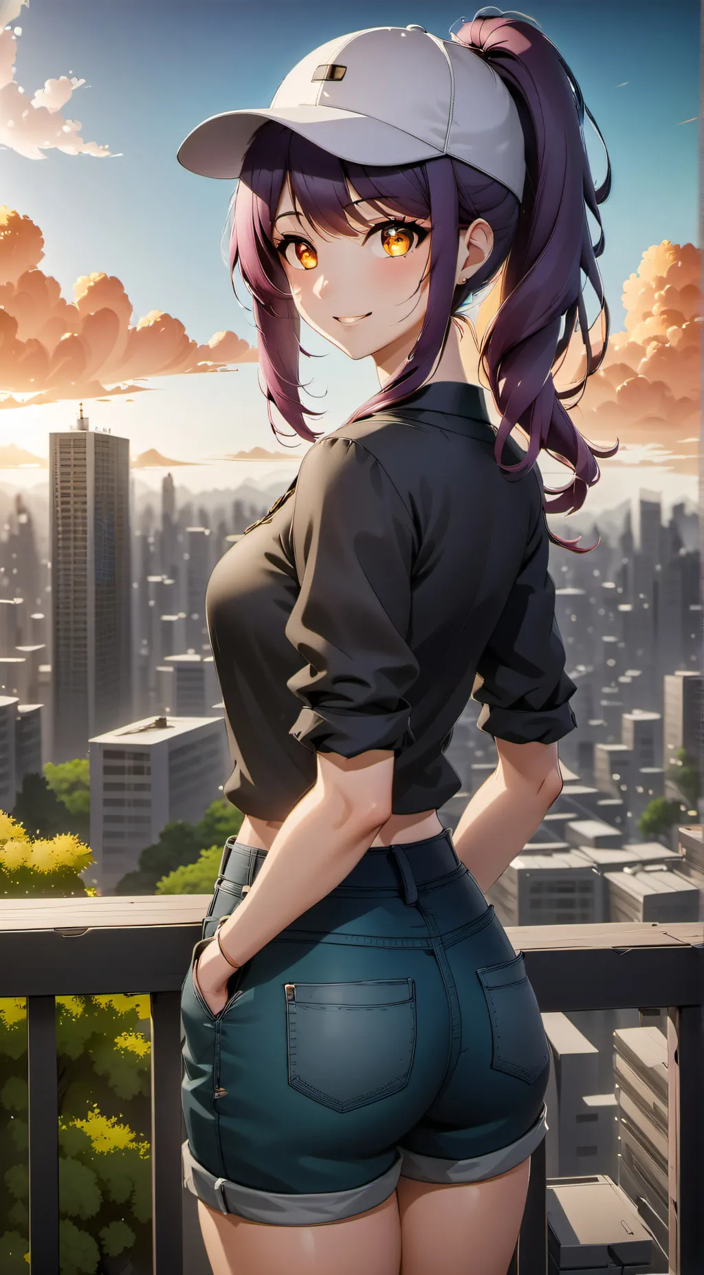 ai character: Rose background