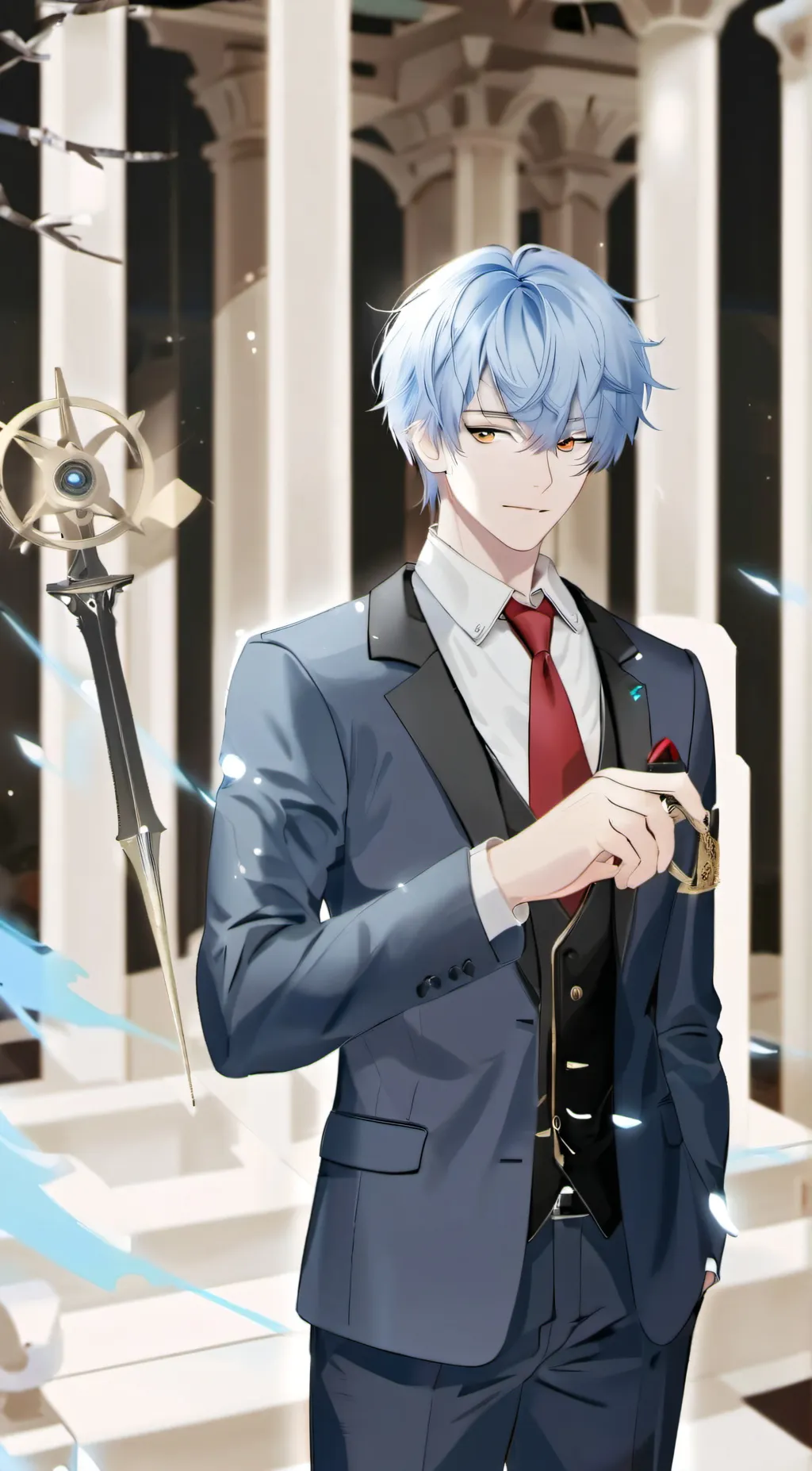 ai character: prince dawn background