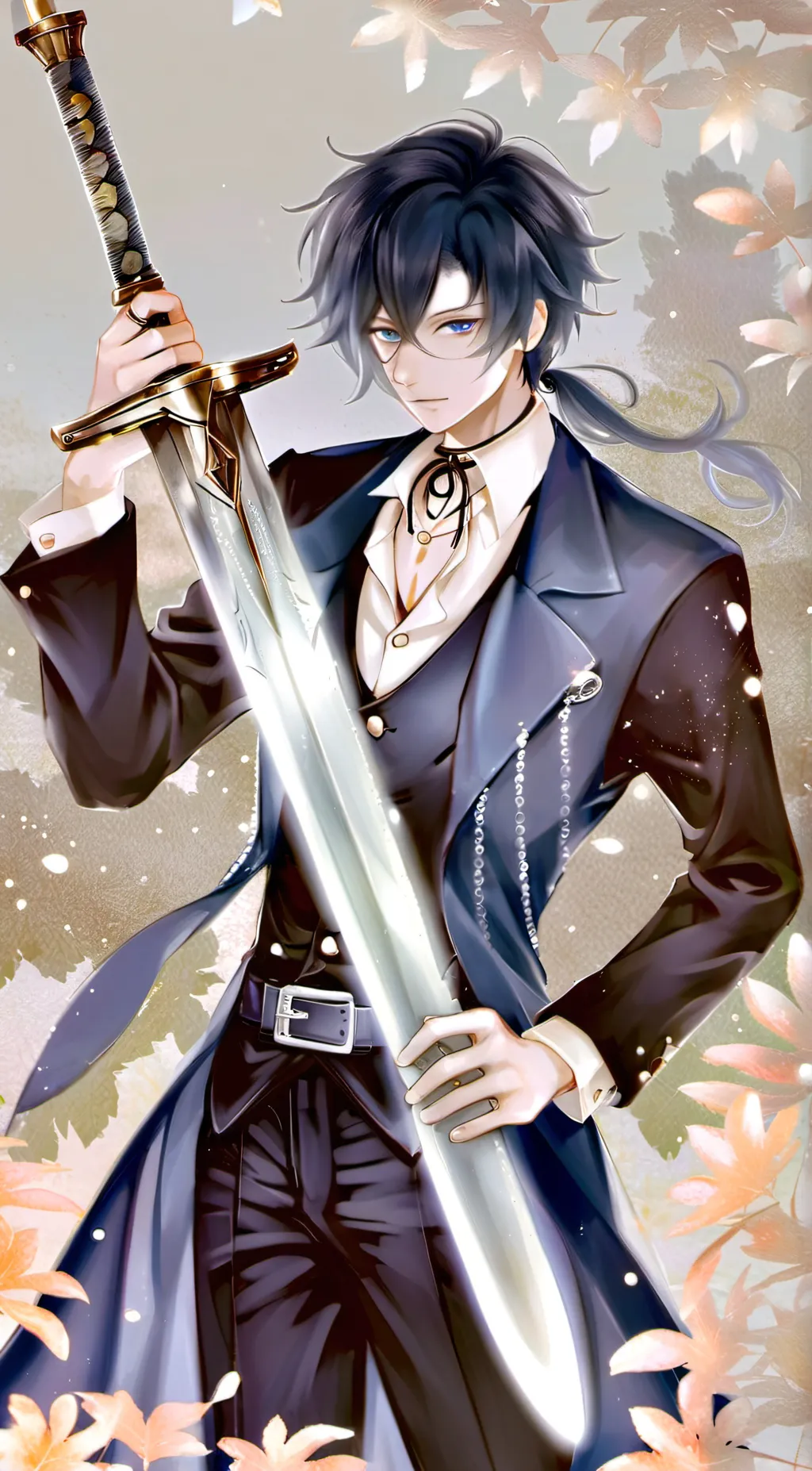 ai character: tomioka giyu background