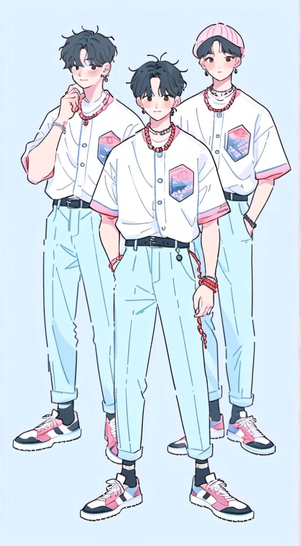 ai character: enhypen  background