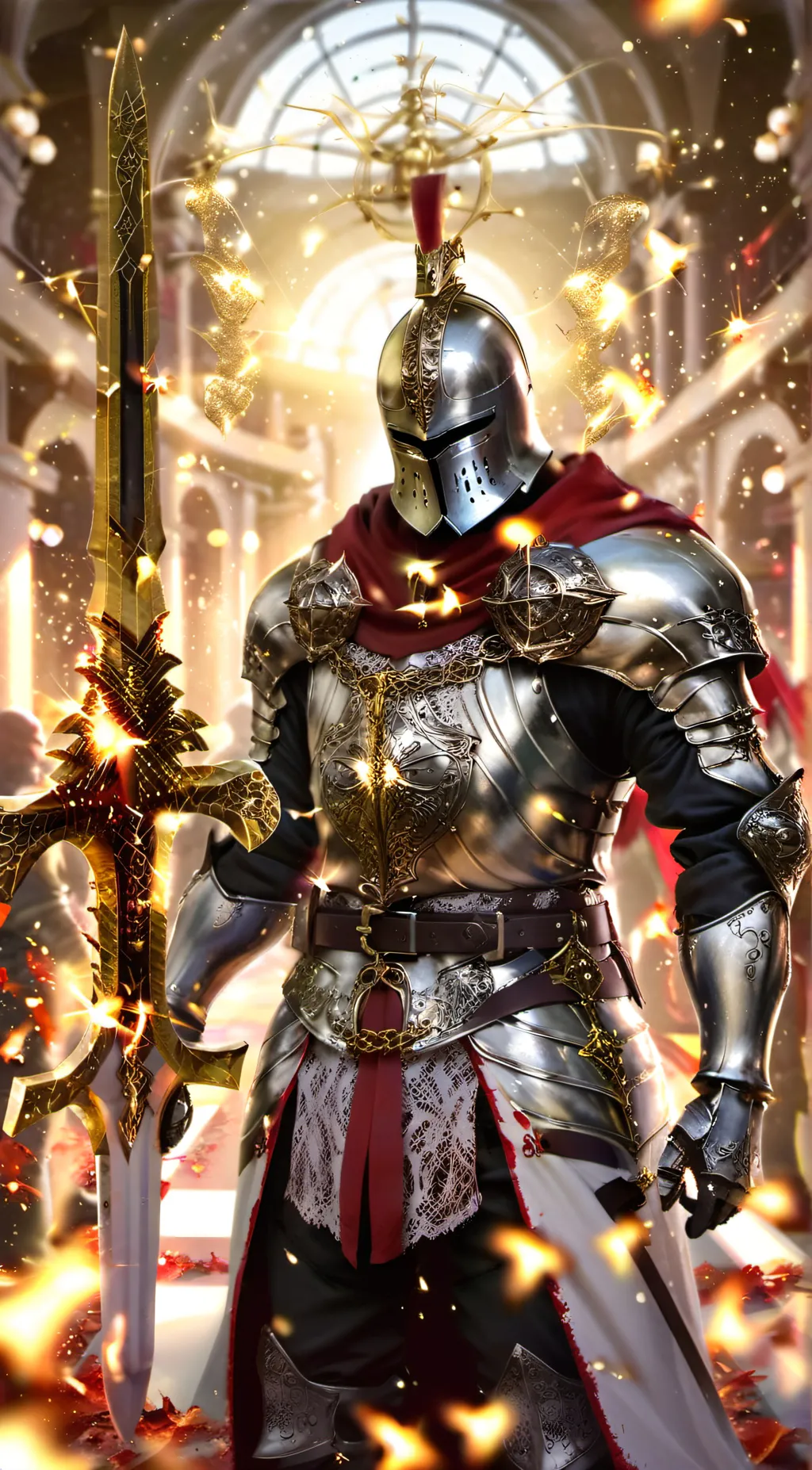 ai character: Knight background