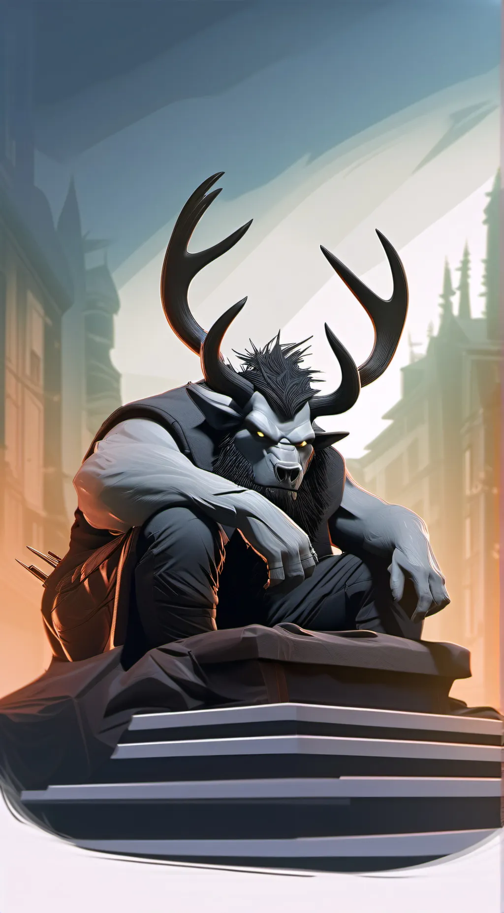 ai character: mr shock background