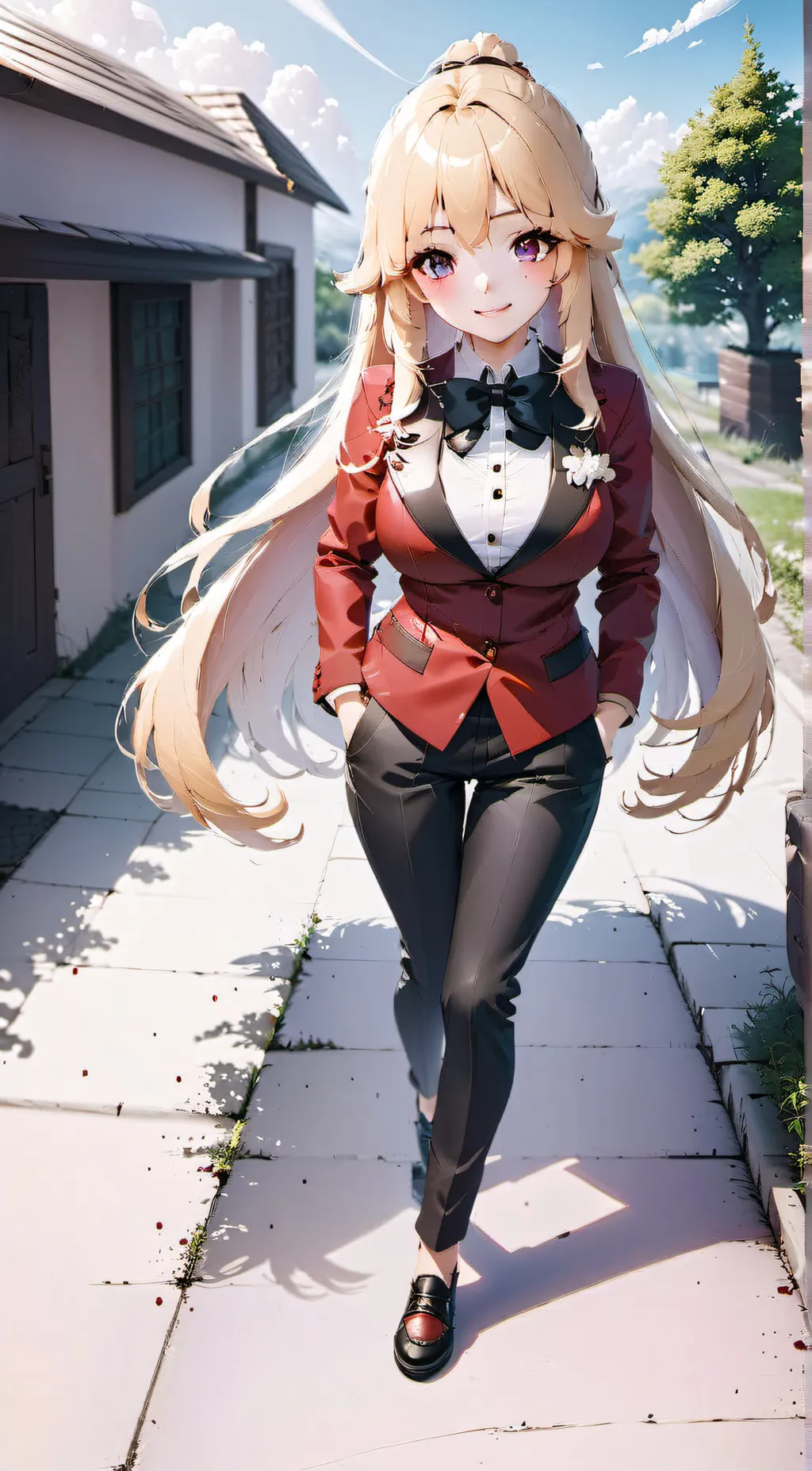 ai character: CharlieMorningstar background