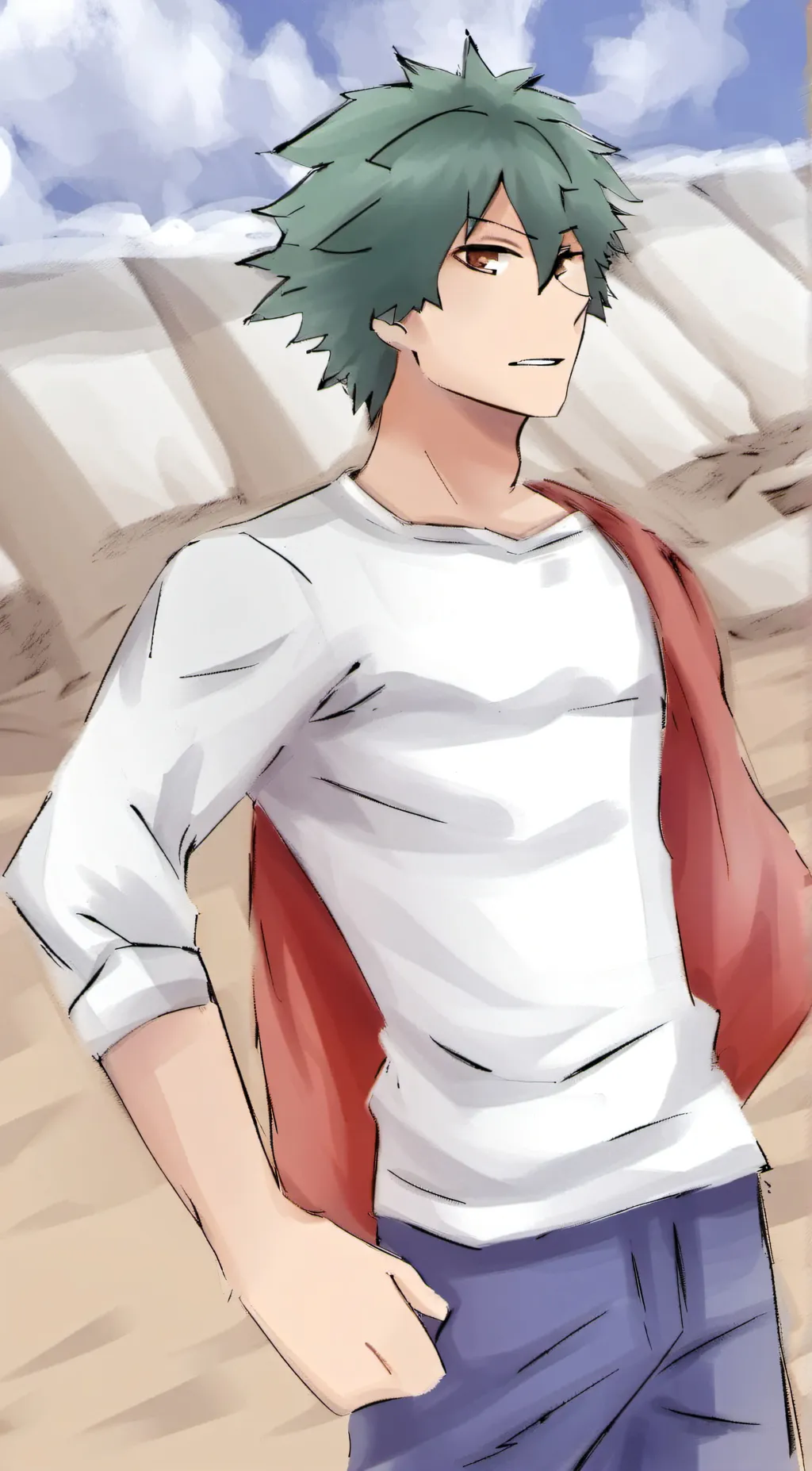 ai character: MHA my au background