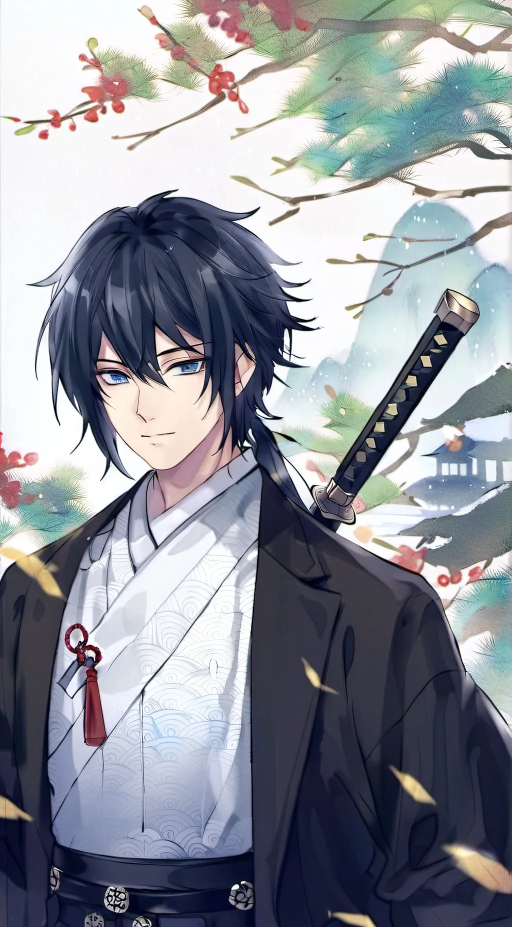 ai character: Giyuu Tomioka background