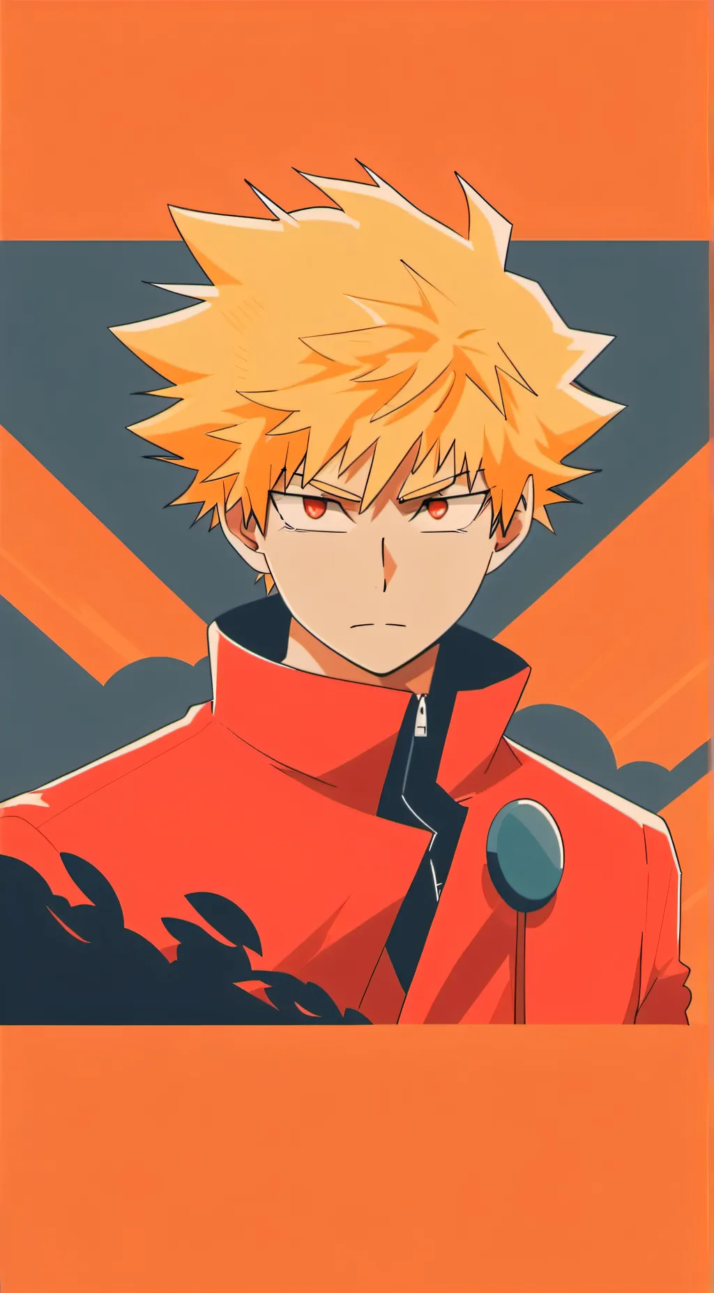 ai character: Bakugo katsuki background