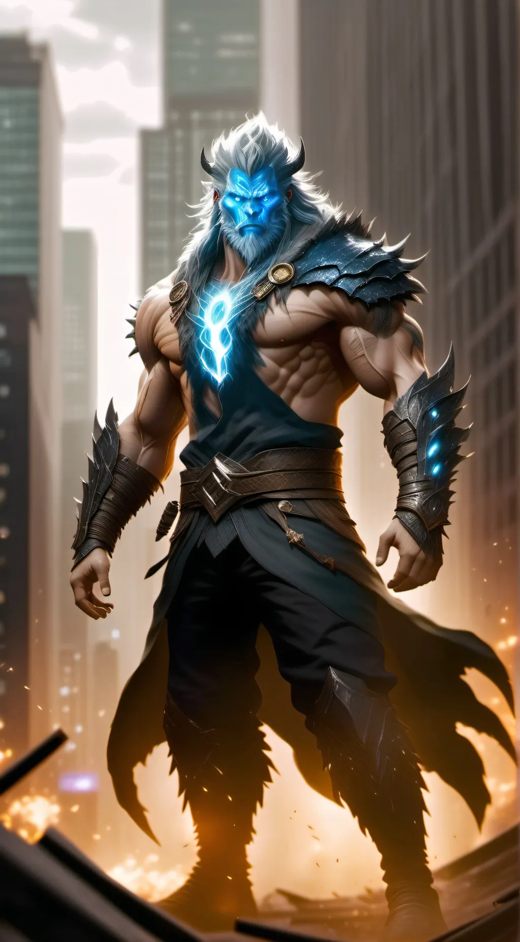 ai character: Justin background