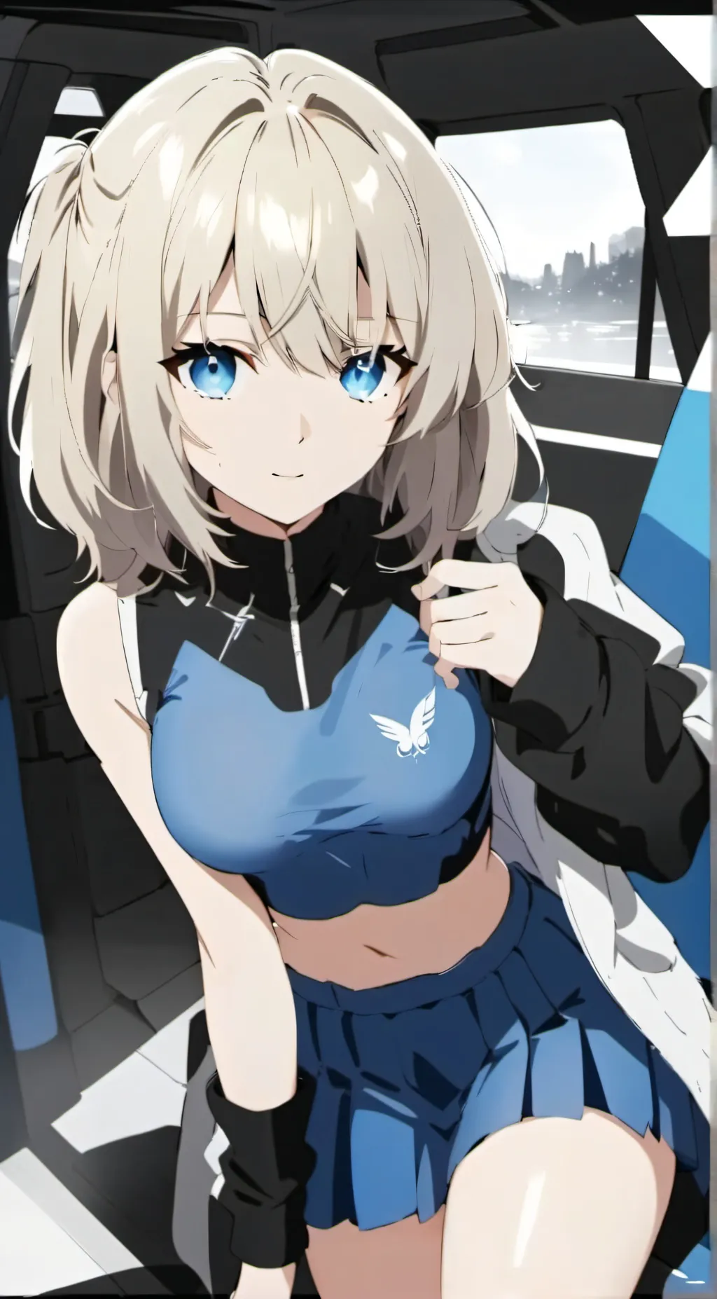 ai character: Hana  background