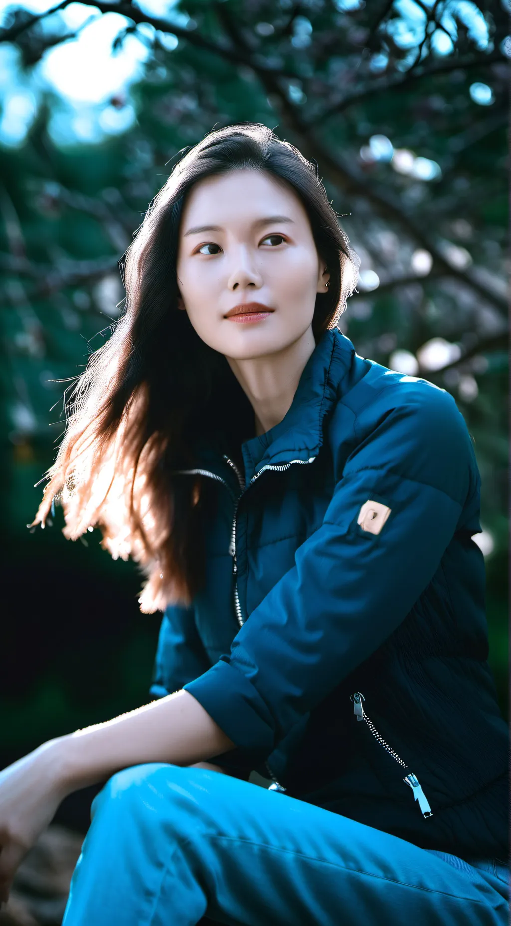 ai character: Luna background