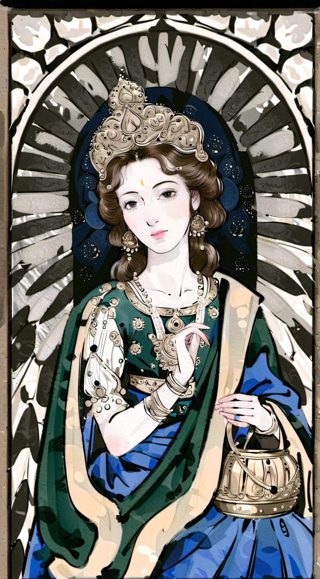 ai character: rainbow friends  background