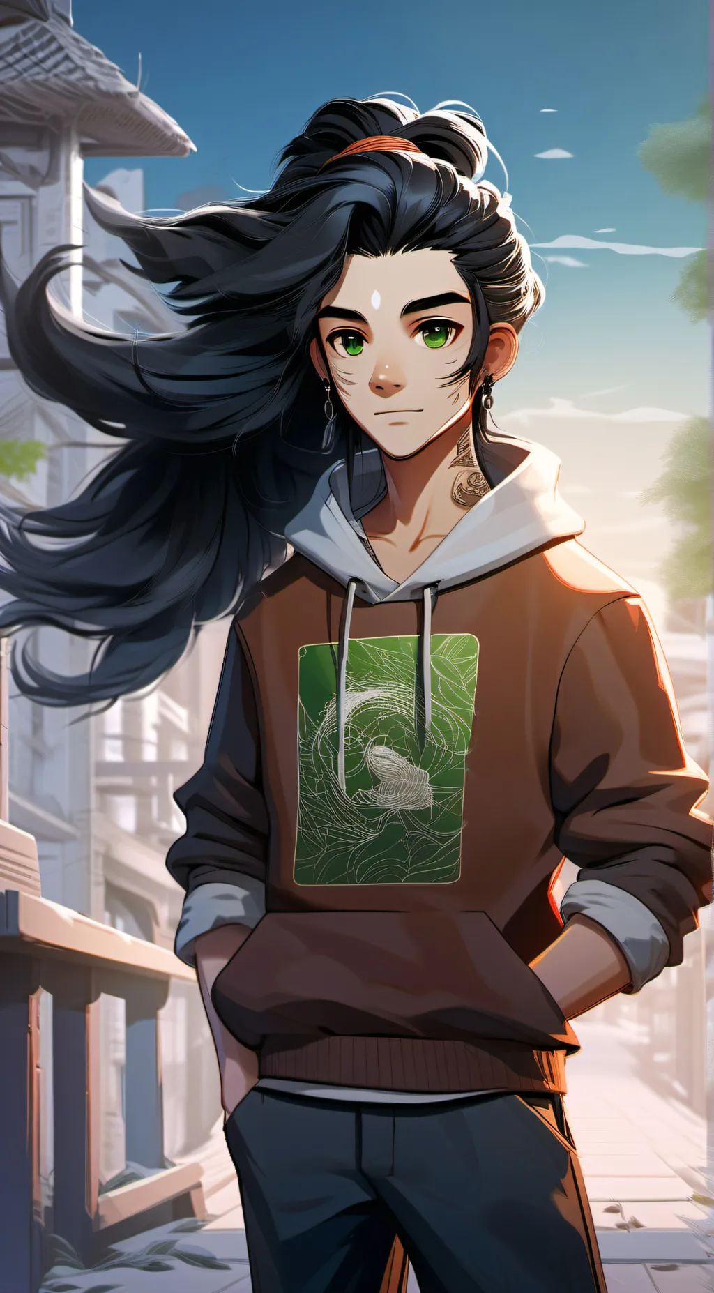 ai character: Louis  background