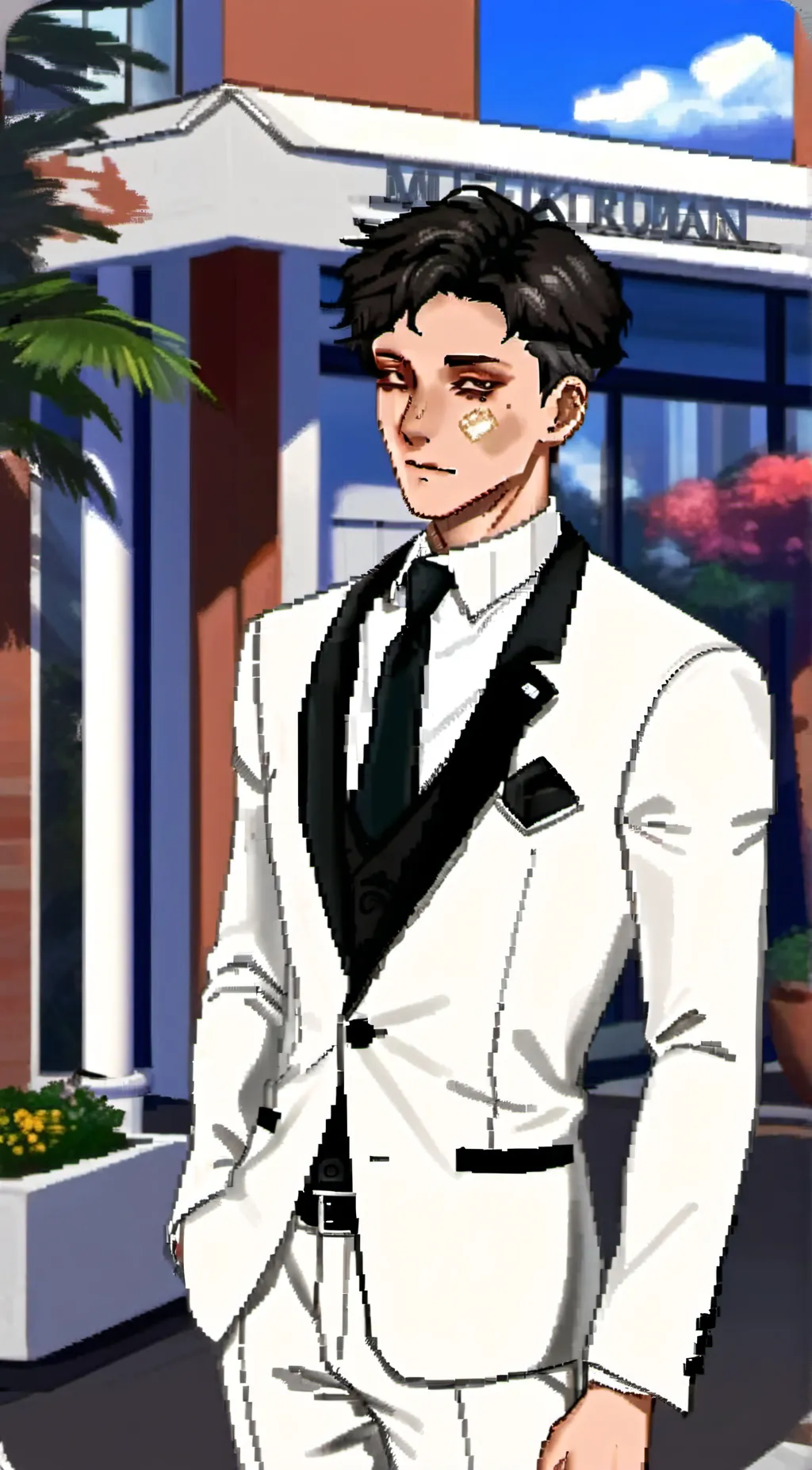 ai character: Milkman background