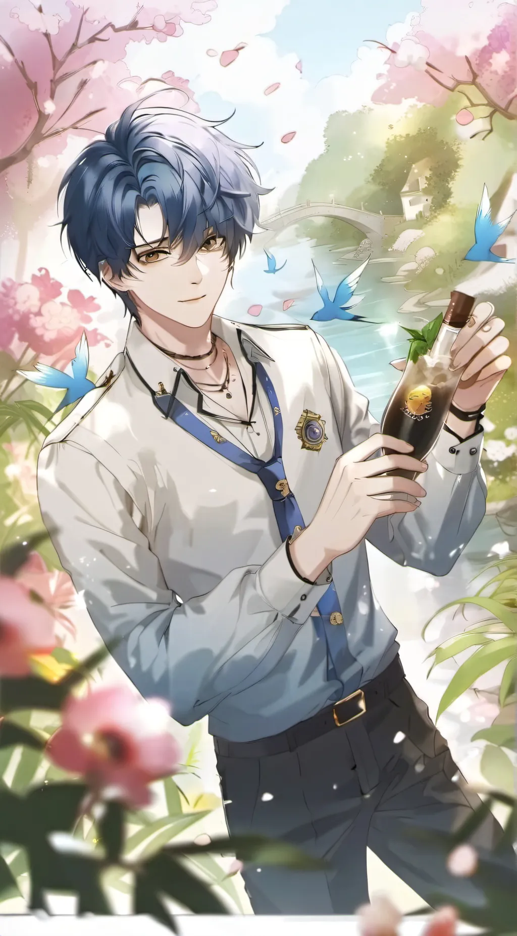 ai character: Max background