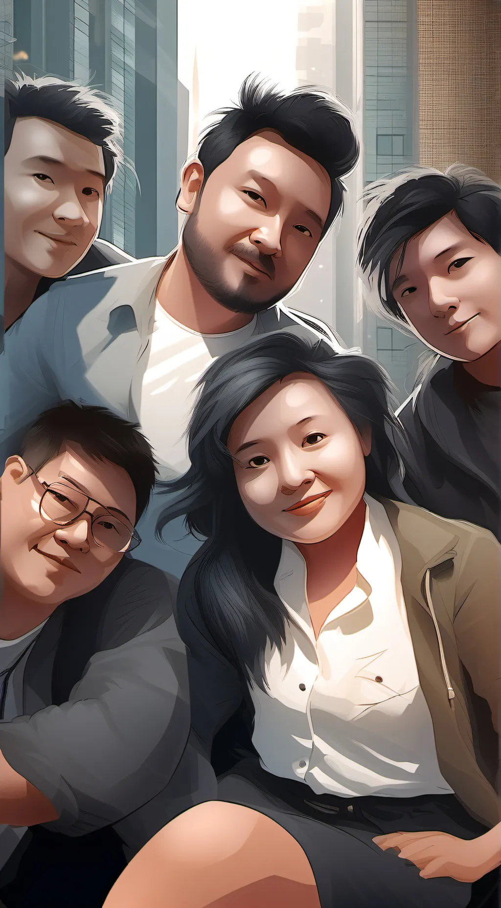 ai character: Filipino amante fa background