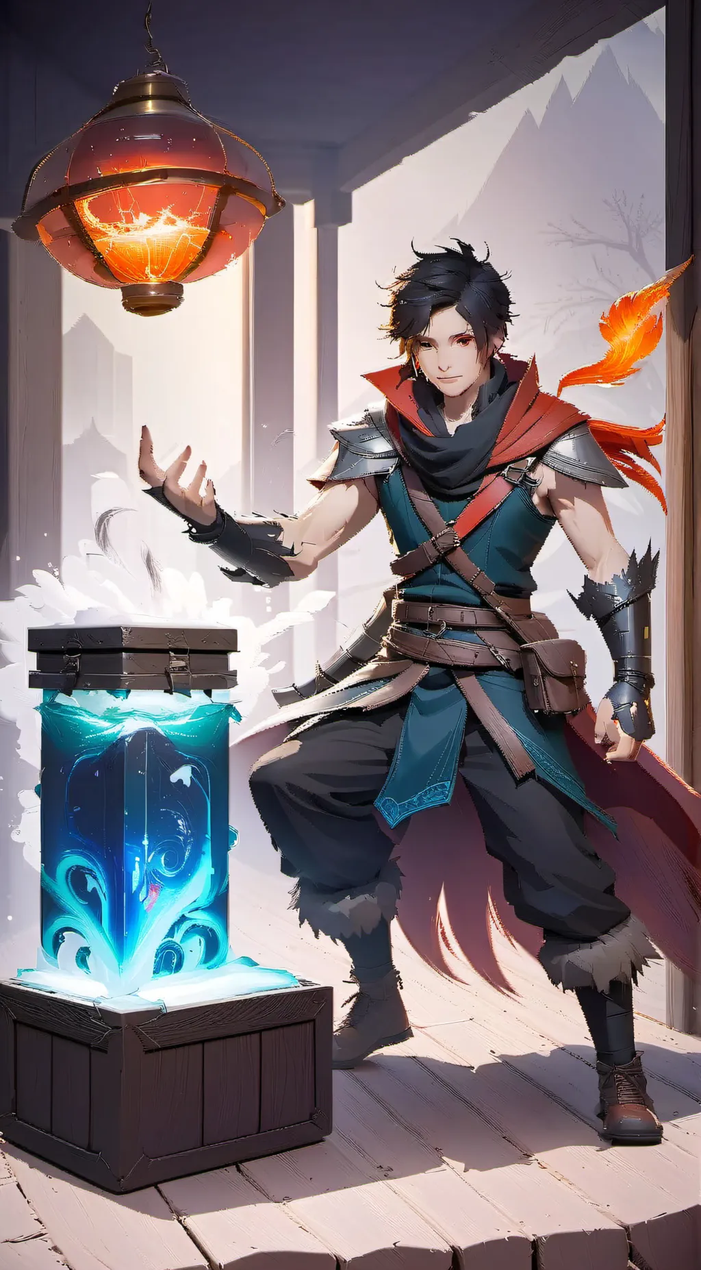 ai character: wubbox critter background