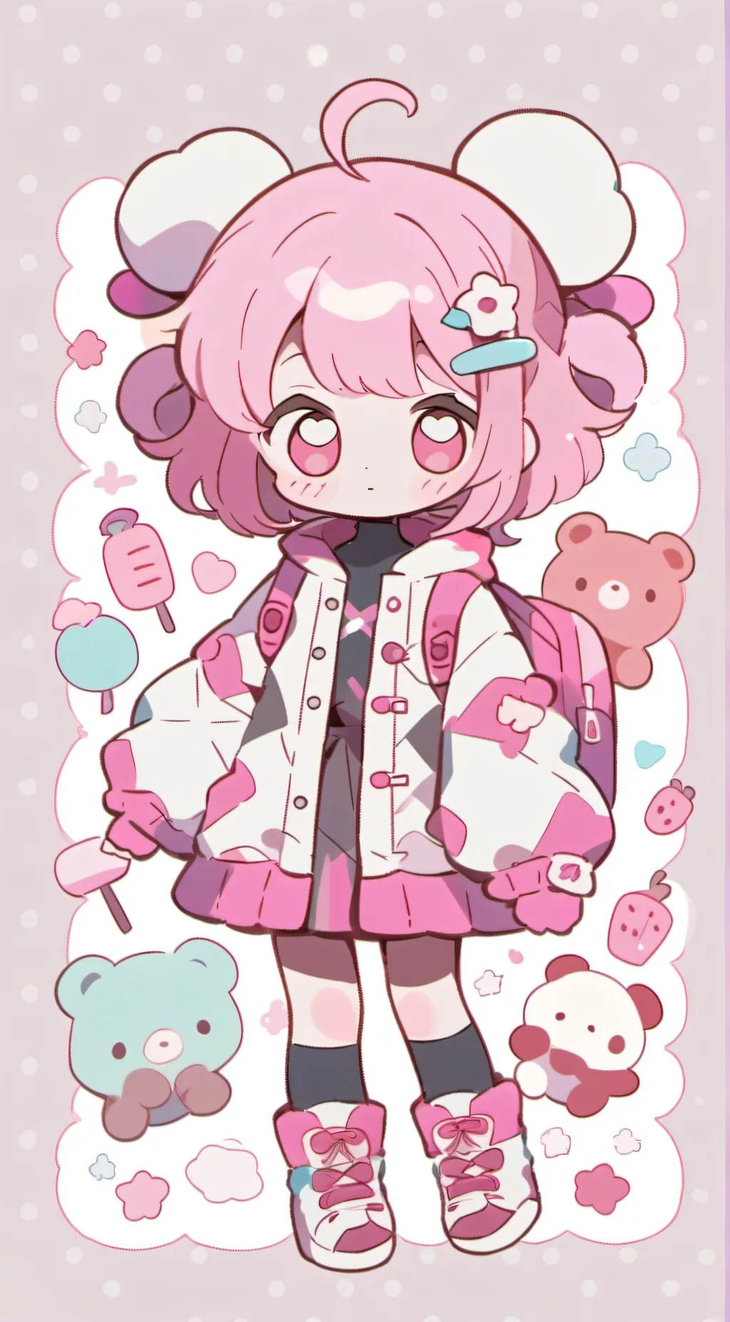 ai character: Baby kid background