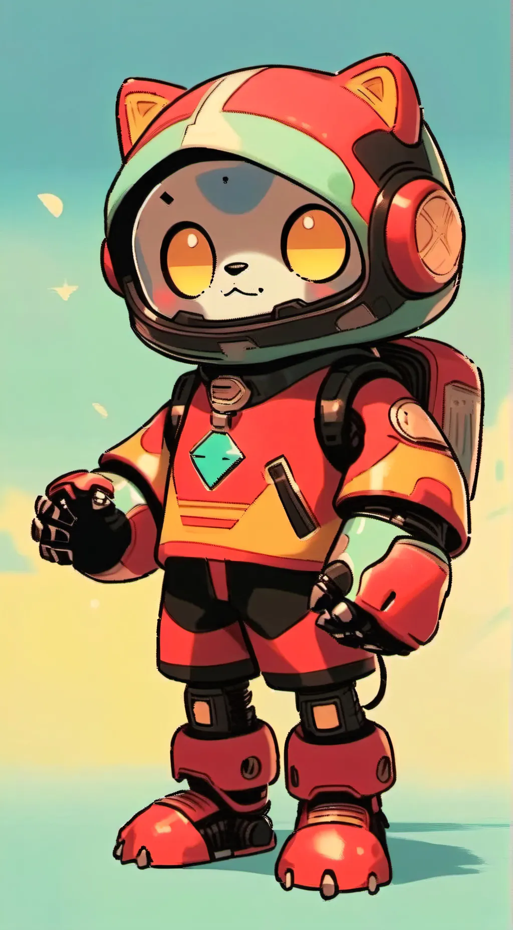 ai character: blittzie  background